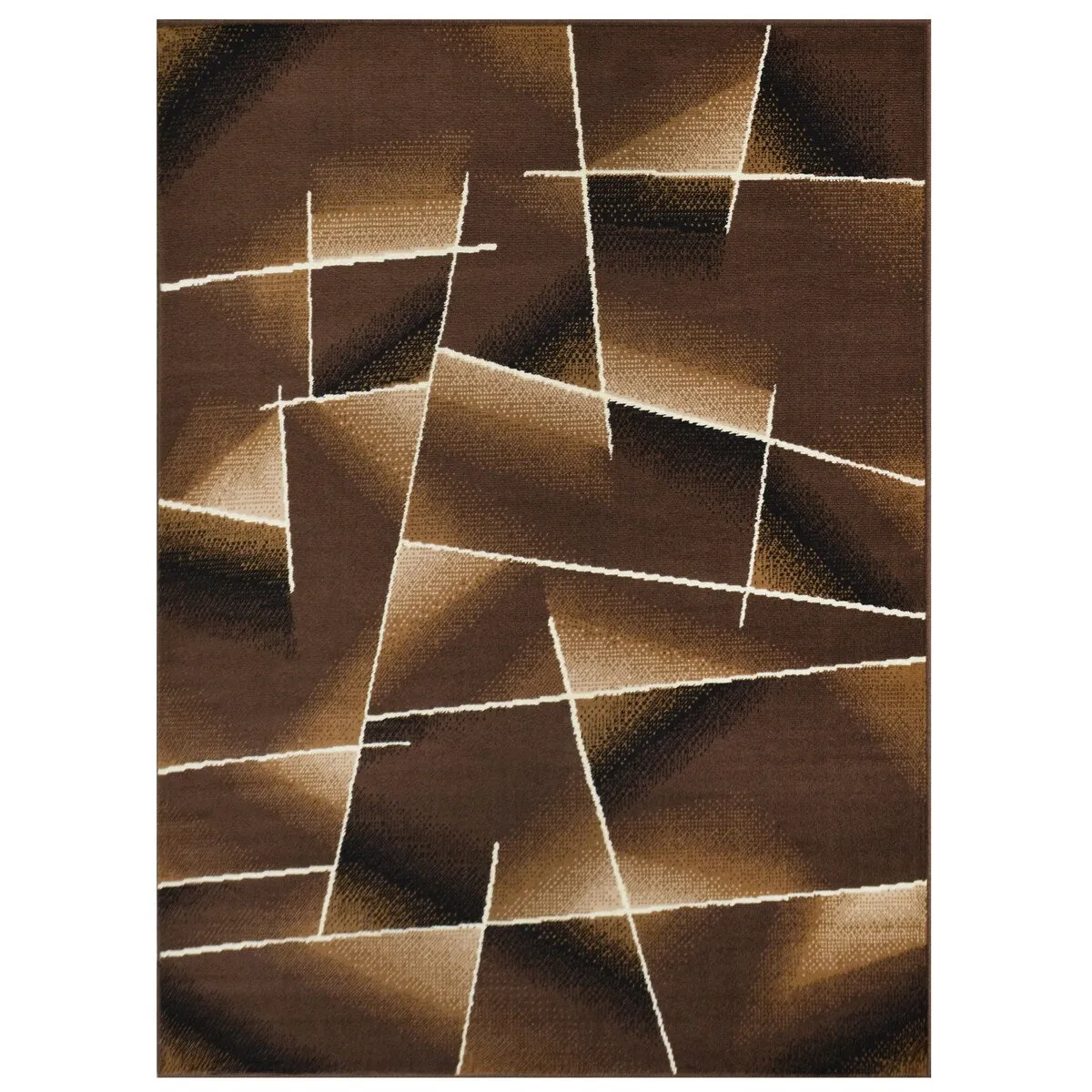 Allstar Modern Accent Rug with Intersecting Line design