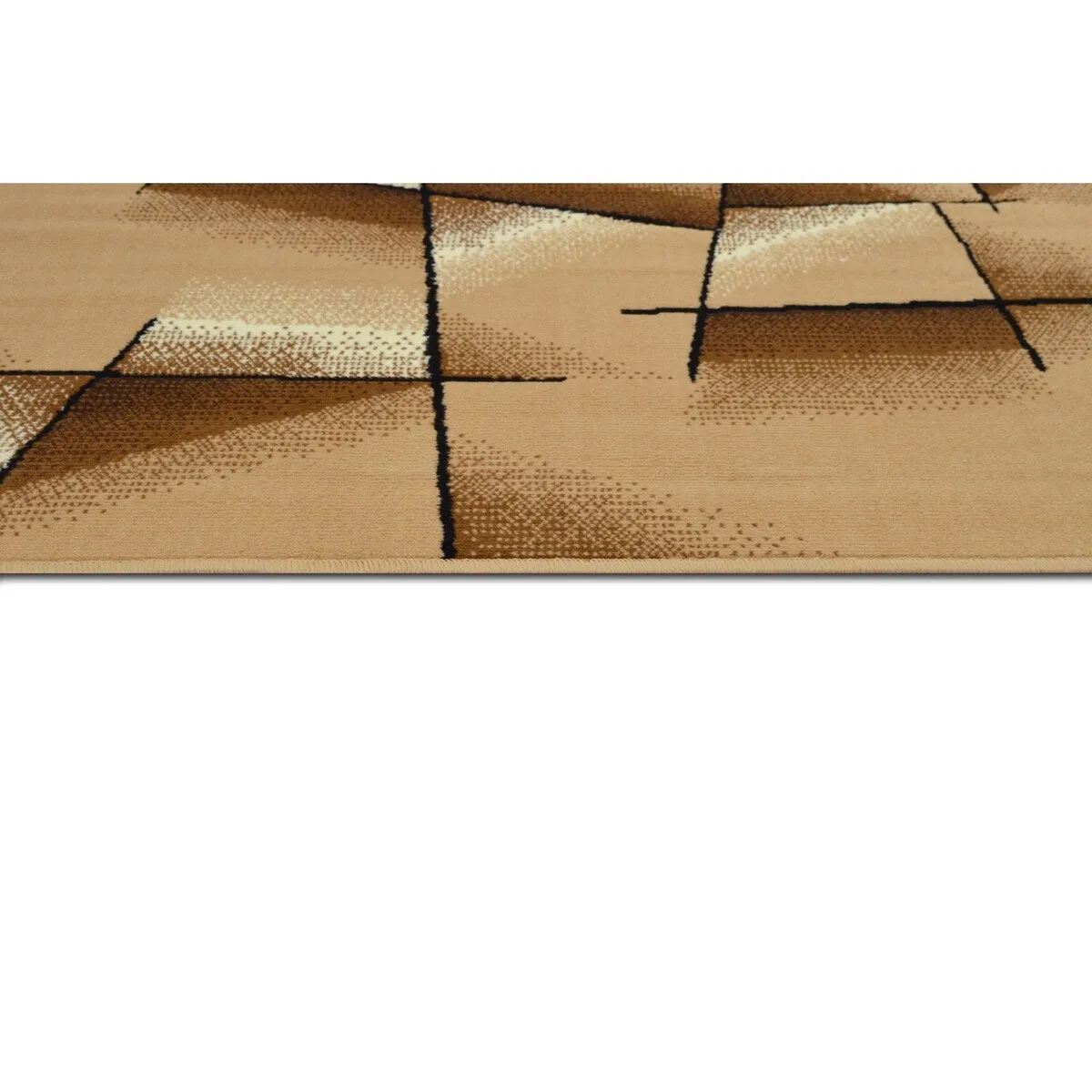 Allstar Modern Accent Rug with Intersecting Line design