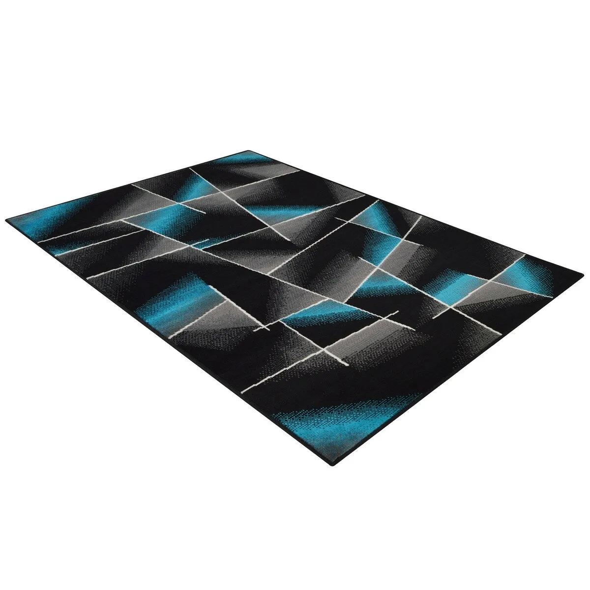 Allstar Modern Accent Rug with Intersecting Line design