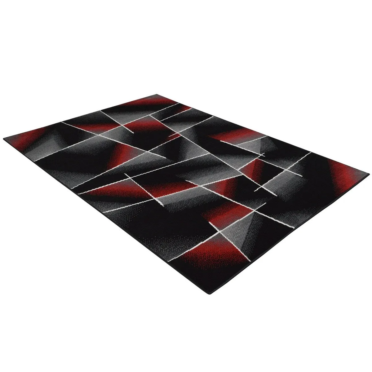 Allstar Modern Accent Rug with Intersecting Line design