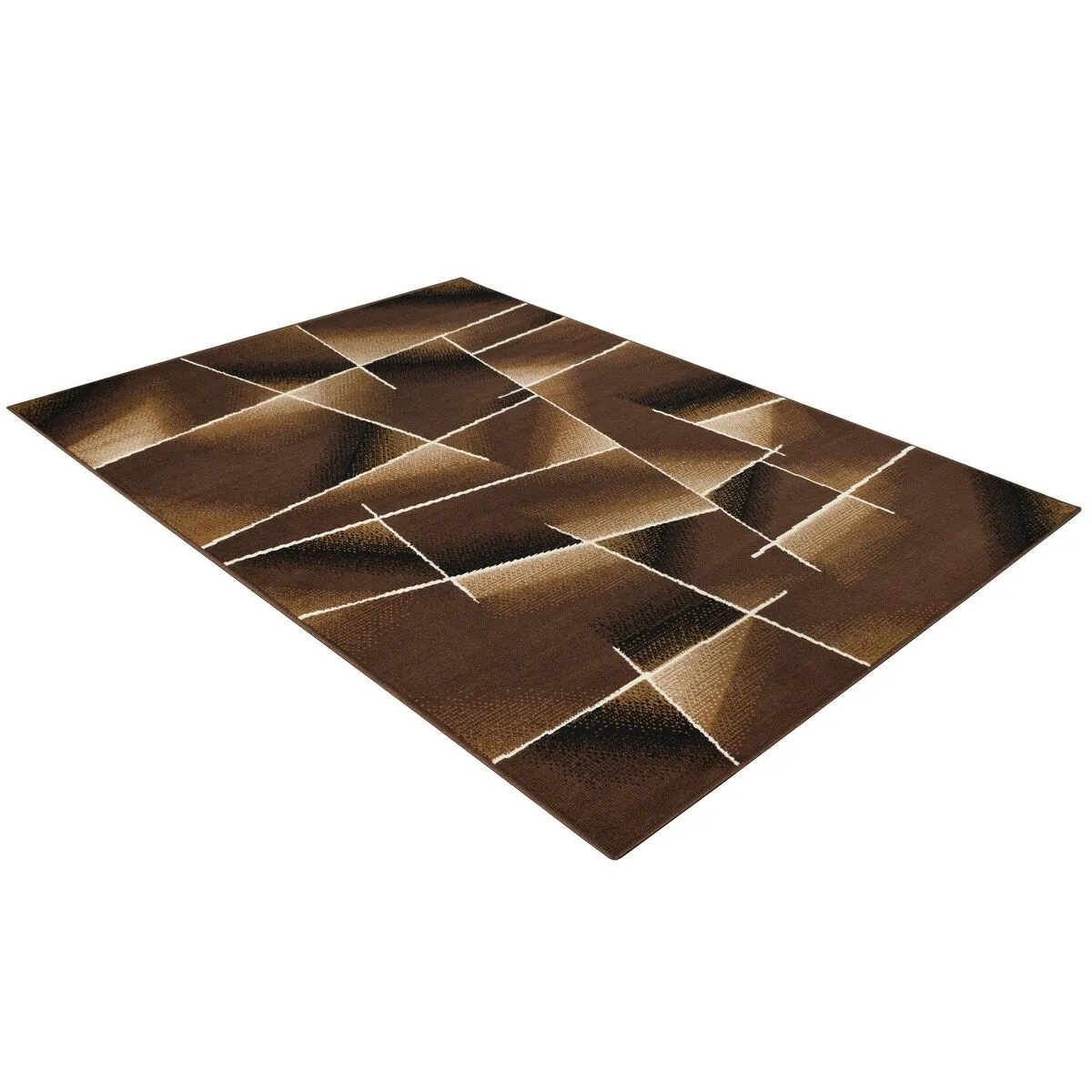 Allstar Modern Accent Rug with Intersecting Line design