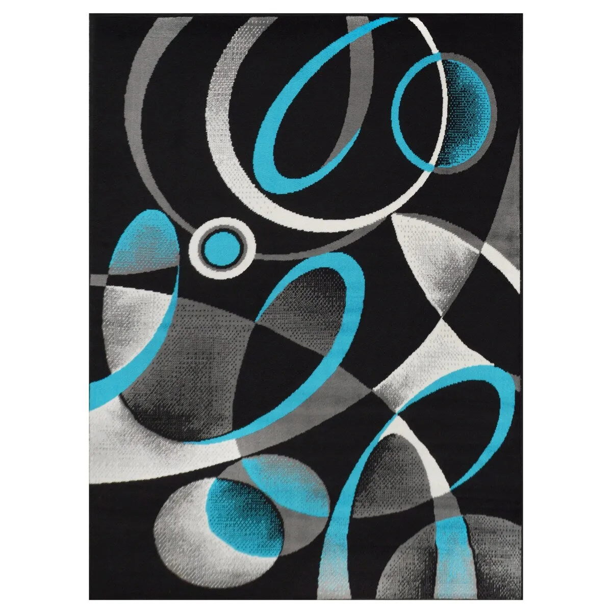 Allstar Modern Accent Rug with Multiple Shape design