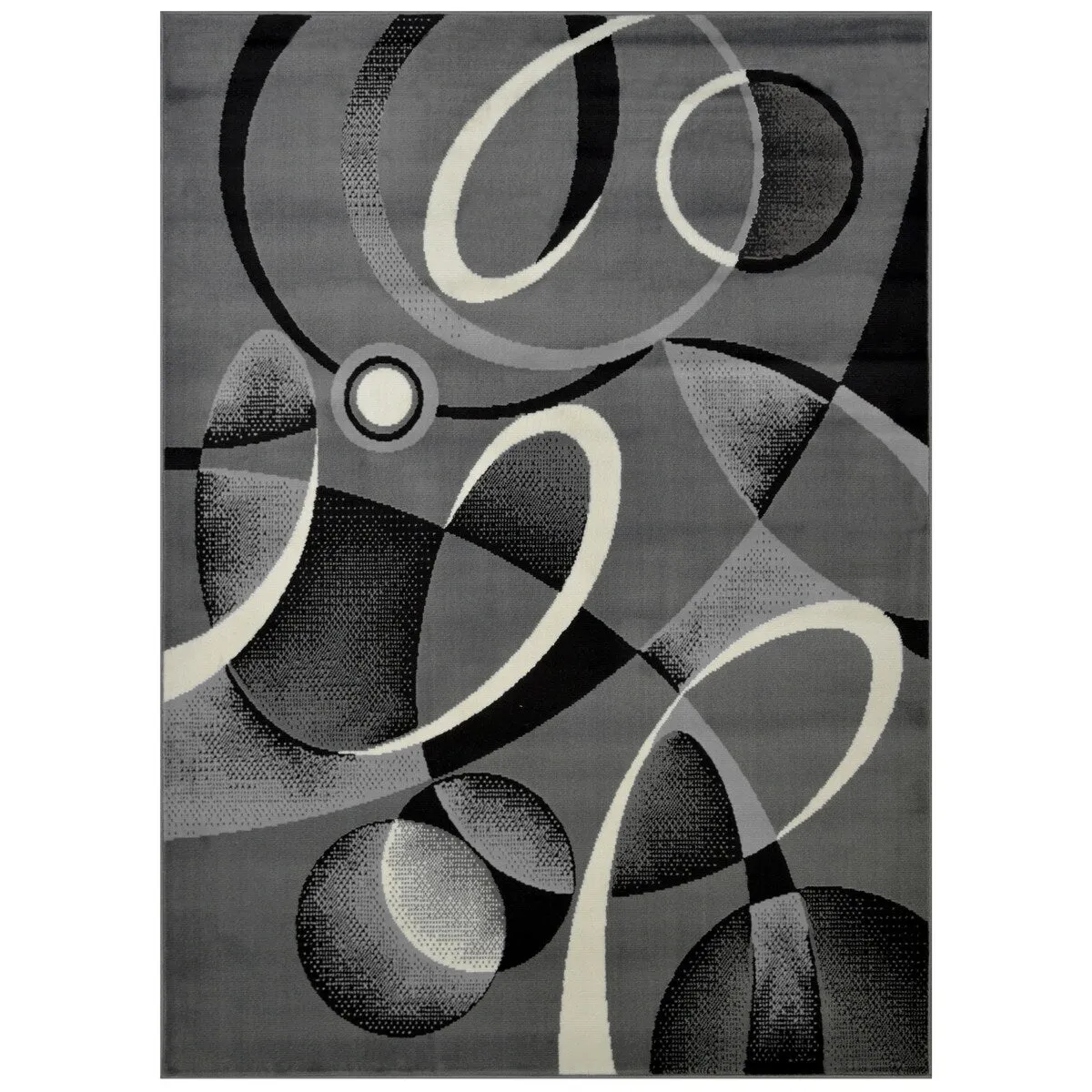 Allstar Modern Accent Rug with Multiple Shape design