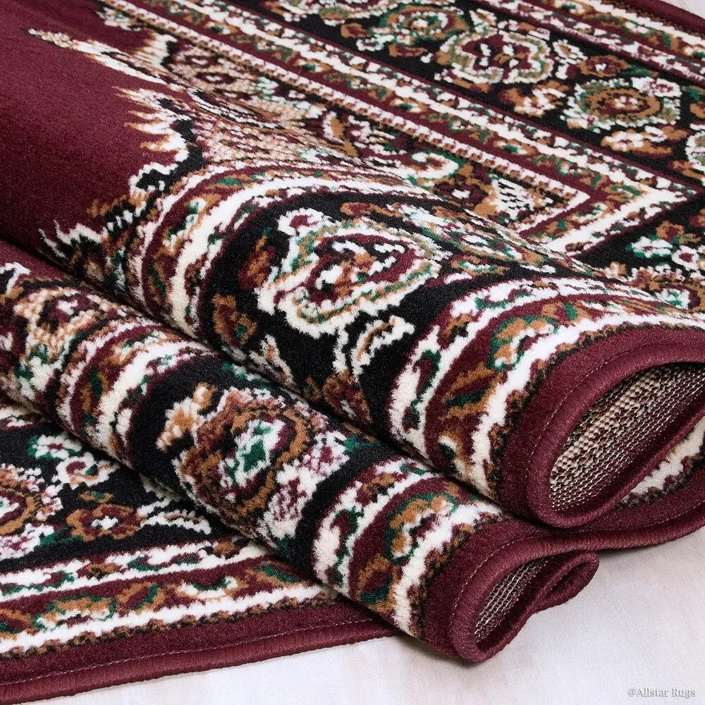 Allstar Woven Traditional Persian Floral Design Rug