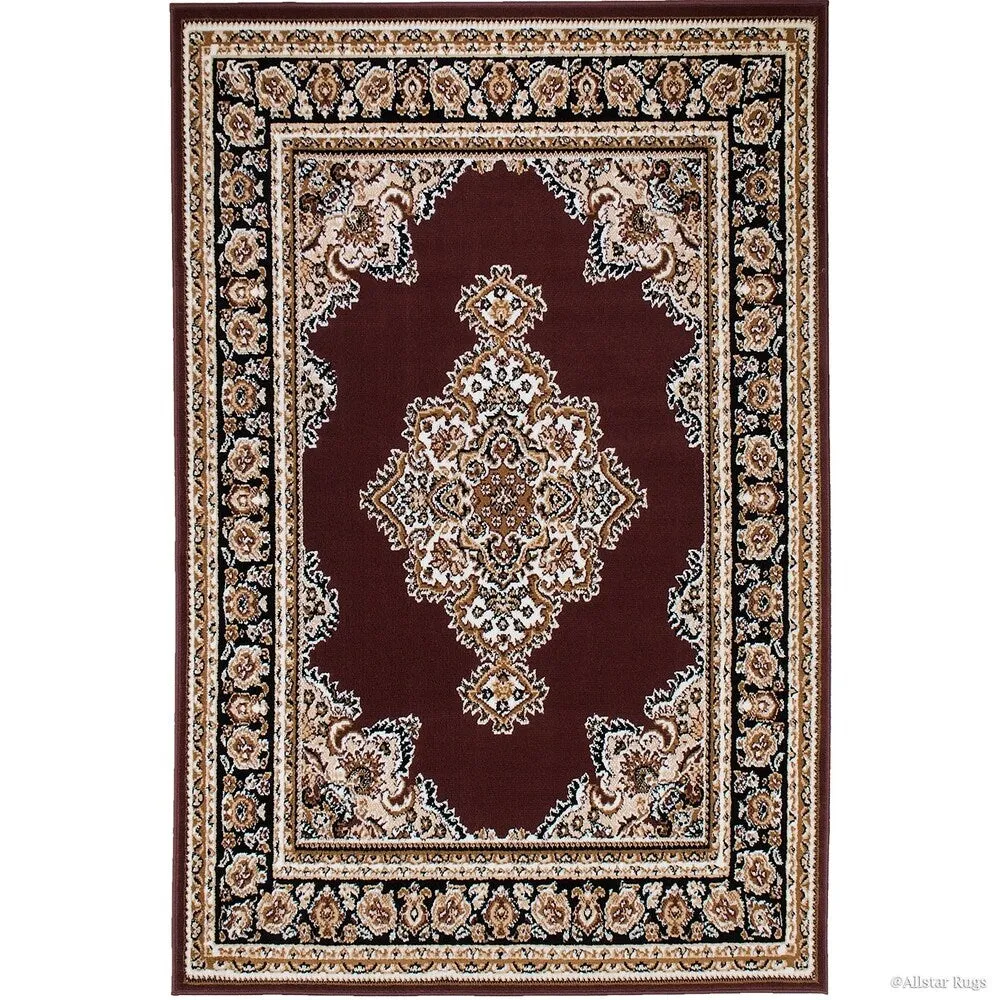Allstar Woven Traditional Persian Floral Design Rug