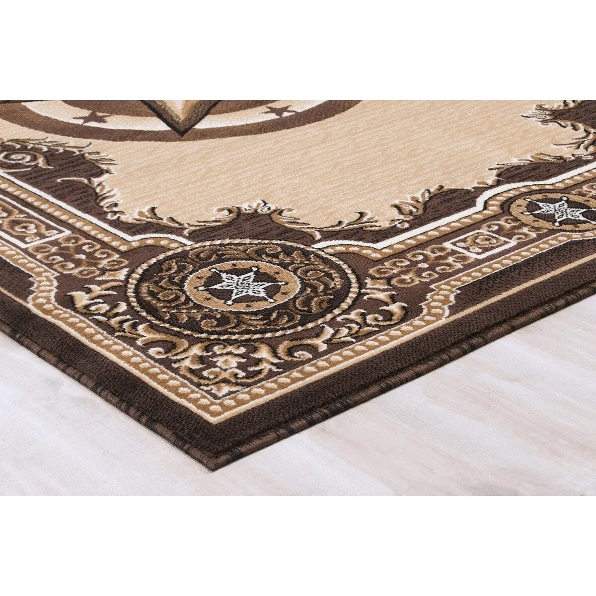 Allstar Woven Western Texas Star Design Rug