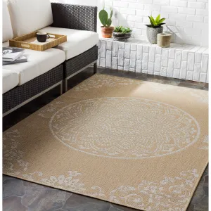 Amal Indoor/ Oudoor Casual Mandala Area Rug