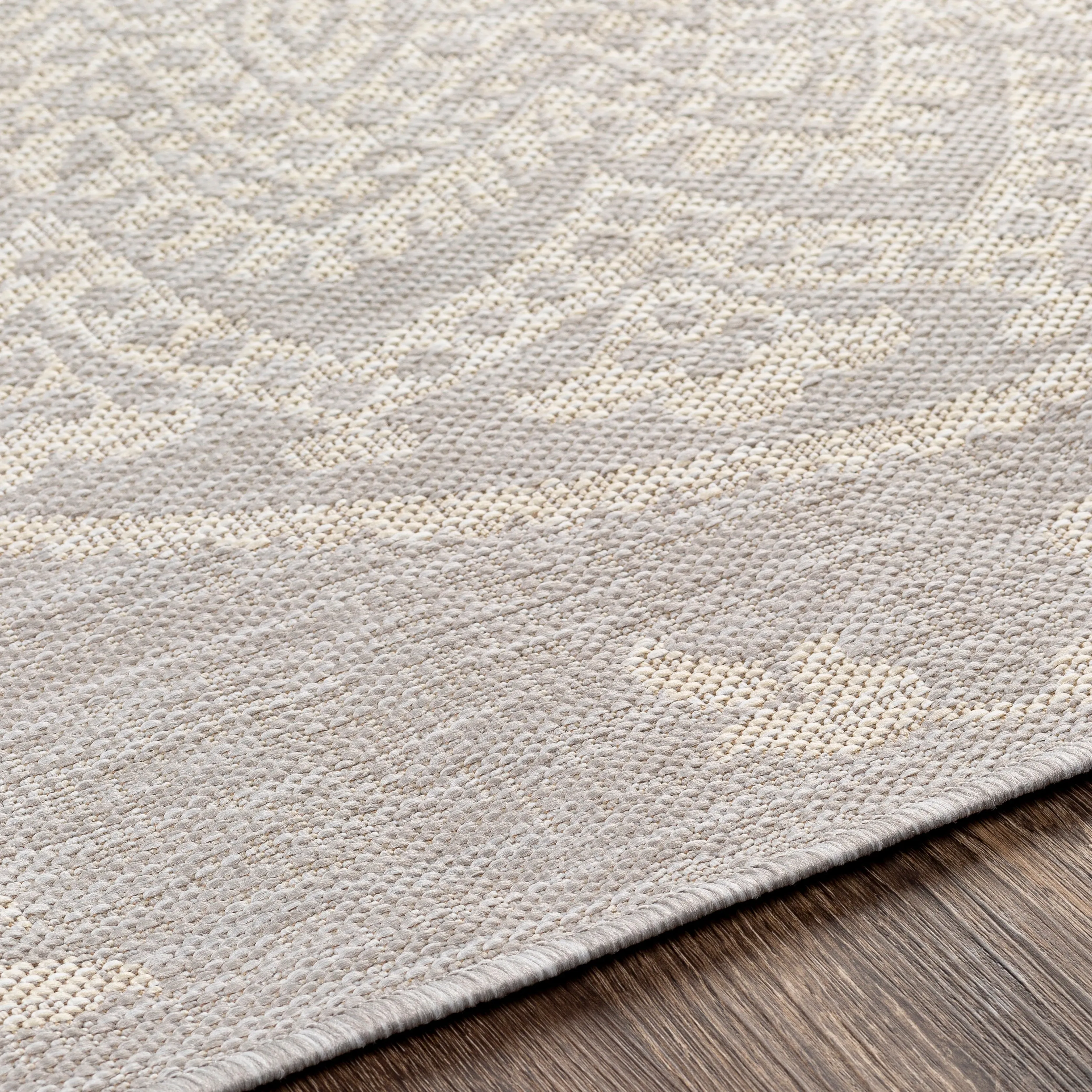 Amal Indoor/ Oudoor Casual Mandala Area Rug