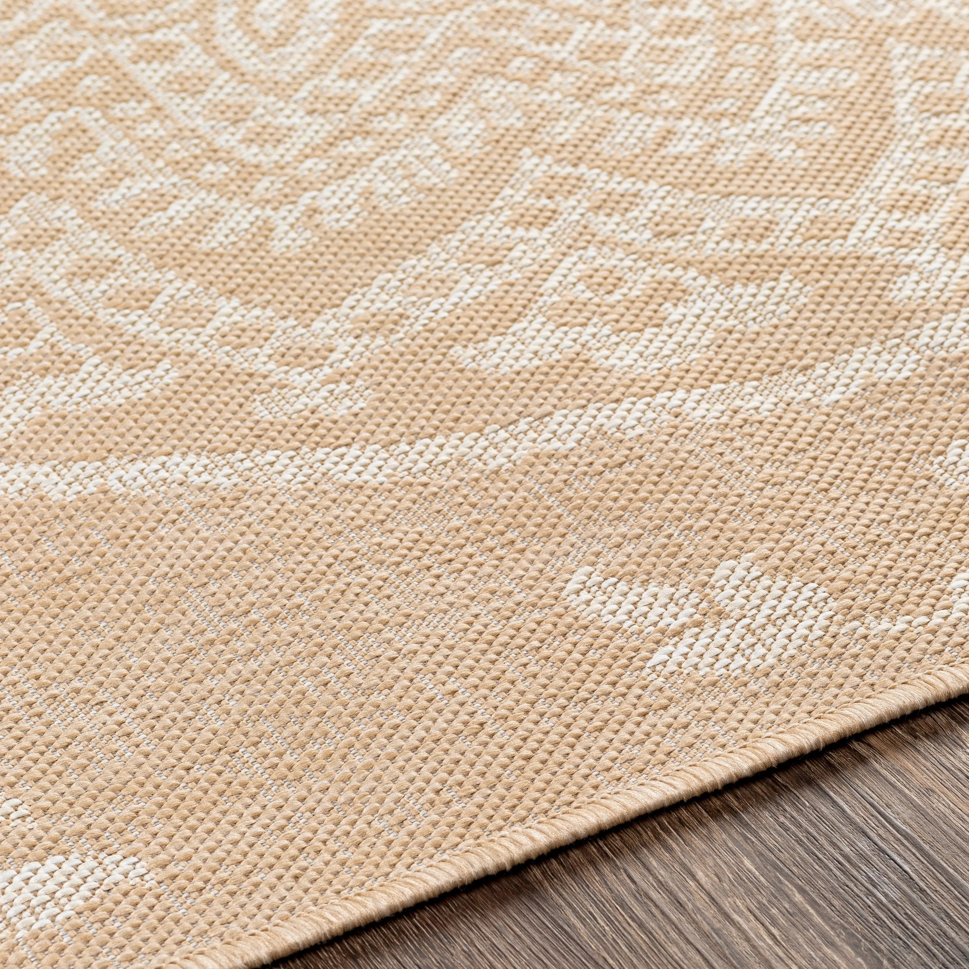 Amal Indoor/ Oudoor Casual Mandala Area Rug