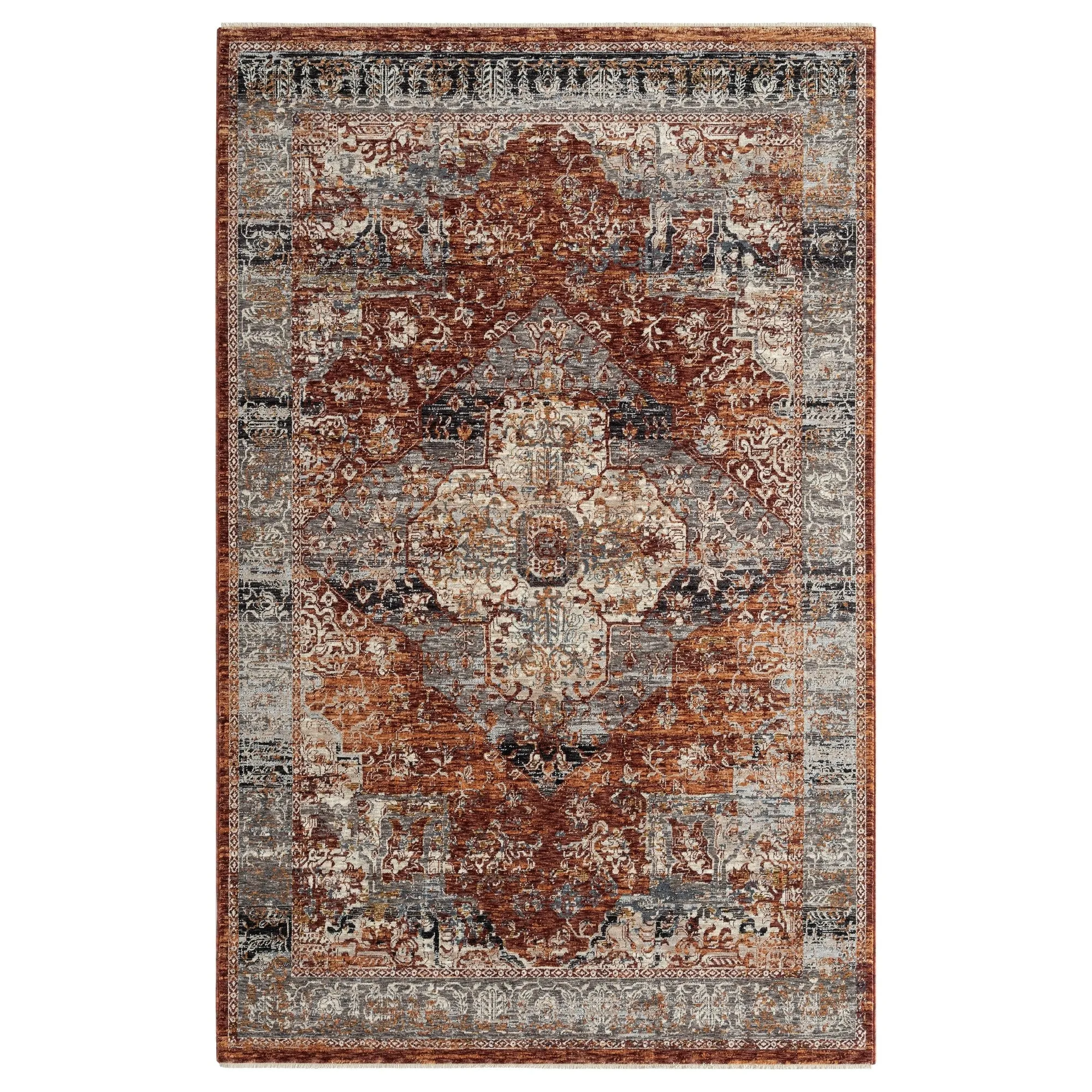 Amelia Collection Traditional Area Rug