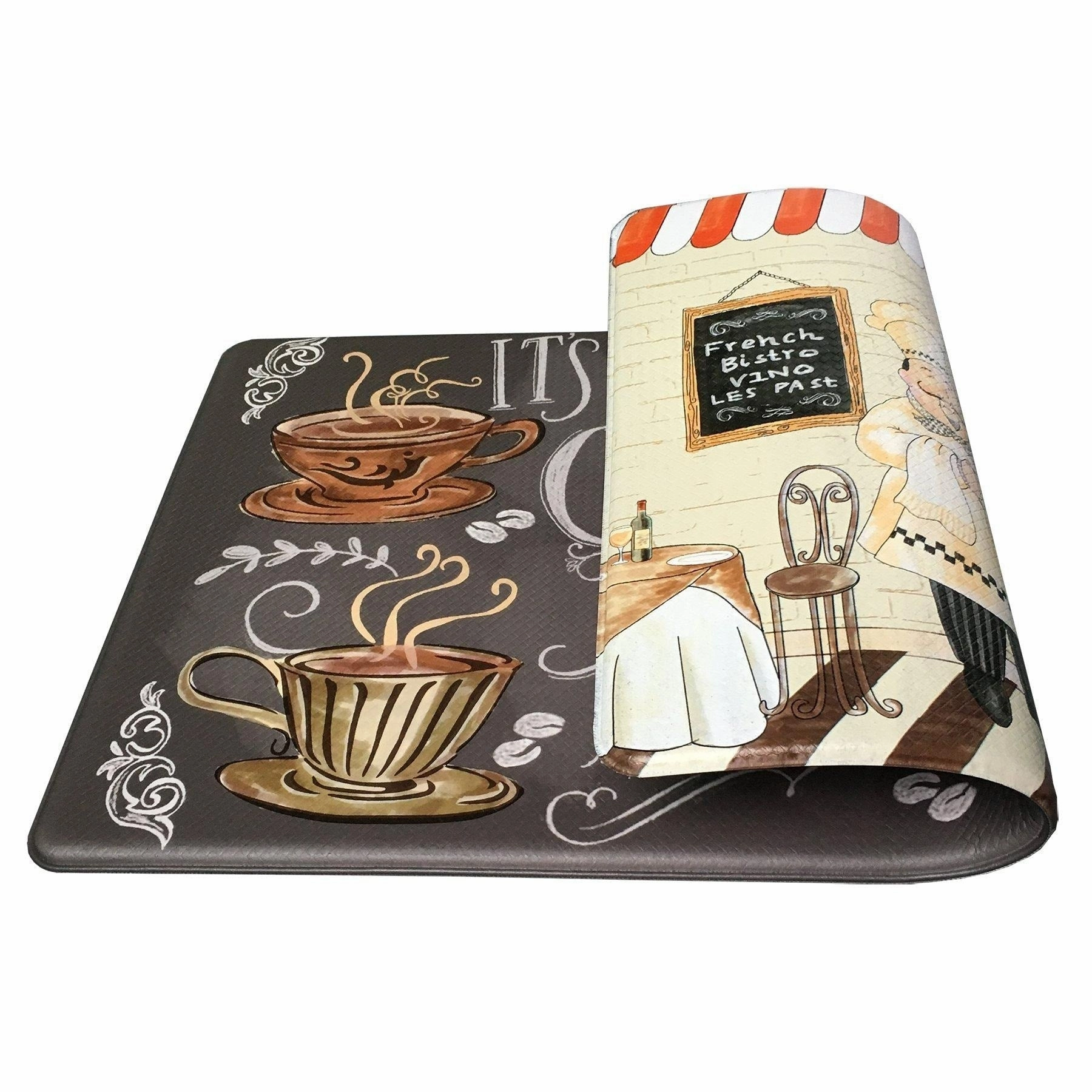 Anti-fatigue Kitchen Mat Rubber Rugs Waterproof 31'' x 18 '' Two sides-usage - N/A