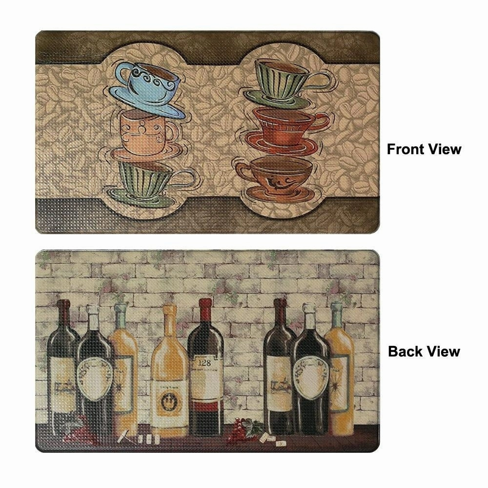 Anti-fatigue Kitchen Mat Rubber Rugs Waterproof 31'' x 18 '' Two sides-usage - N/A
