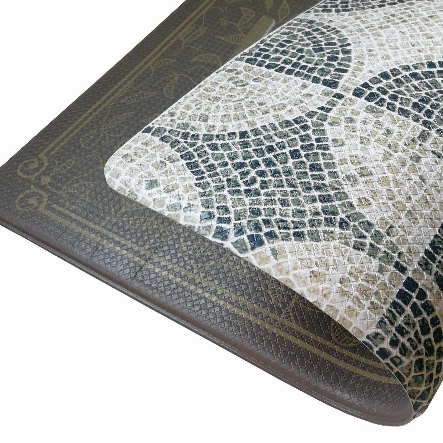 Anti-fatigue Kitchen Mat Rubber Rugs Waterproof 31'' x 18 '' Two sides-usage - N/A