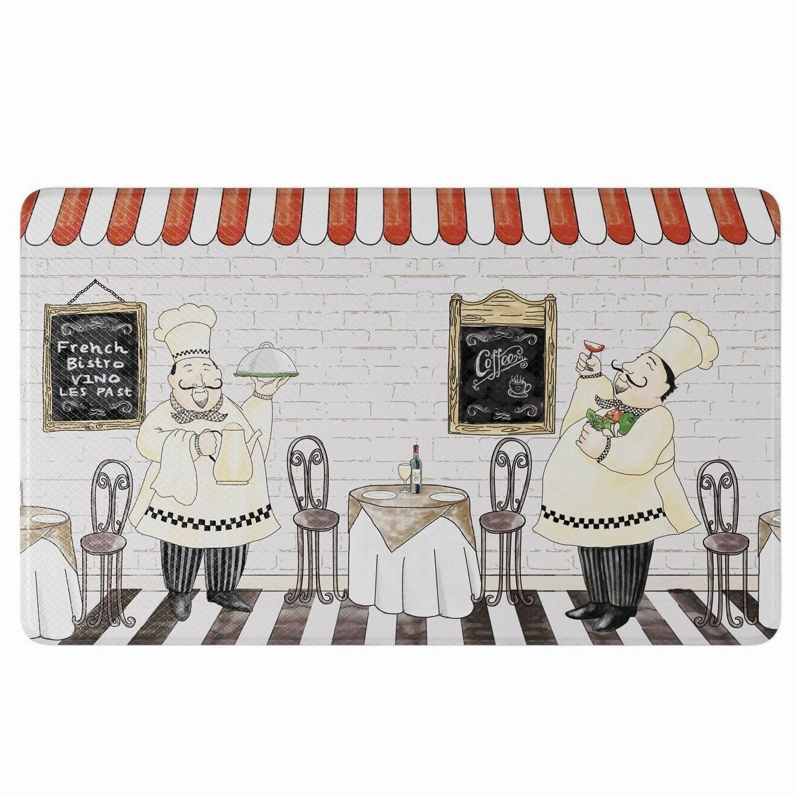 Anti-fatigue Kitchen Mat Rubber Rugs Waterproof 31'' x 18 '' Two sides-usage - N/A
