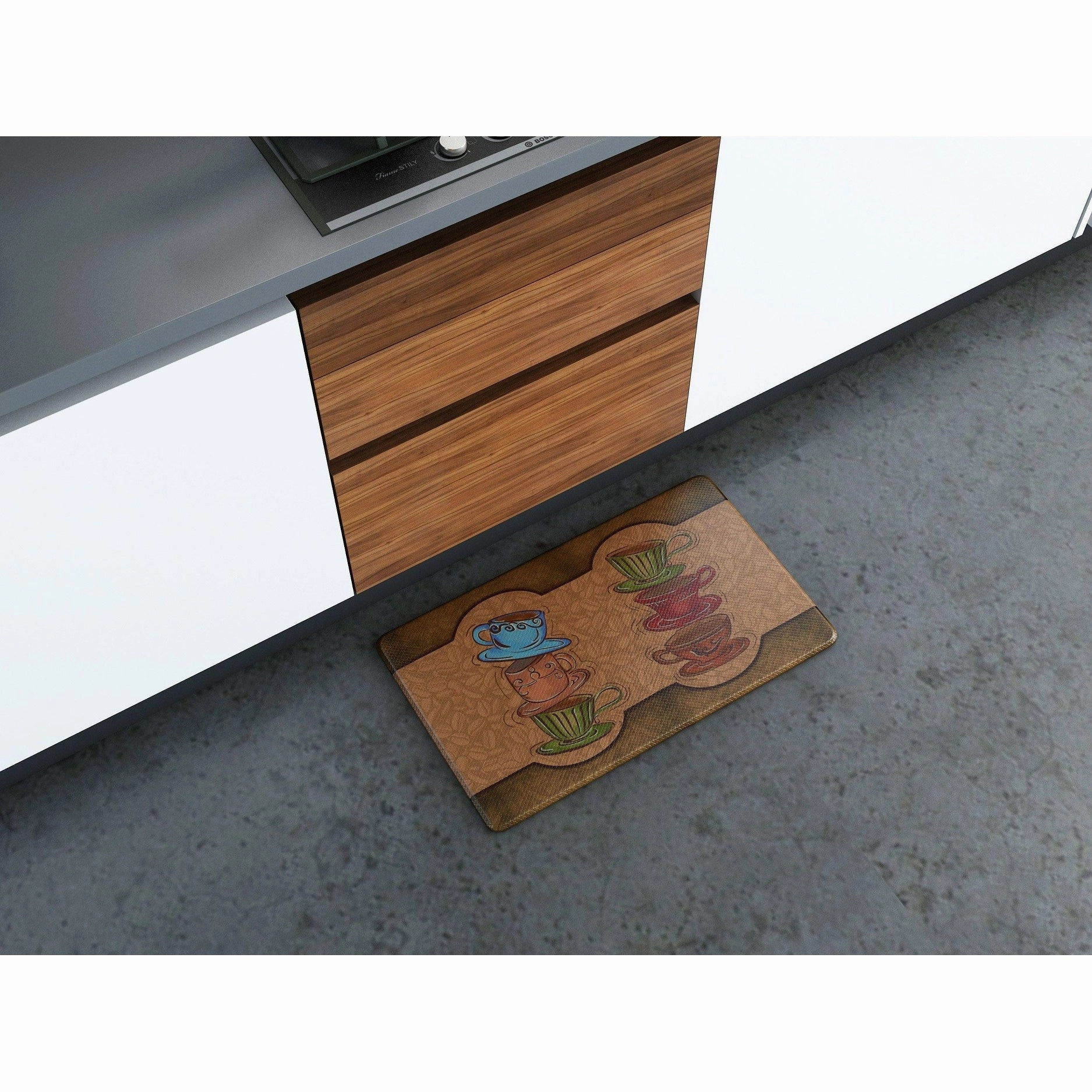 Anti-fatigue Kitchen Mat Rubber Rugs Waterproof 31'' x 18 '' Two sides-usage - N/A