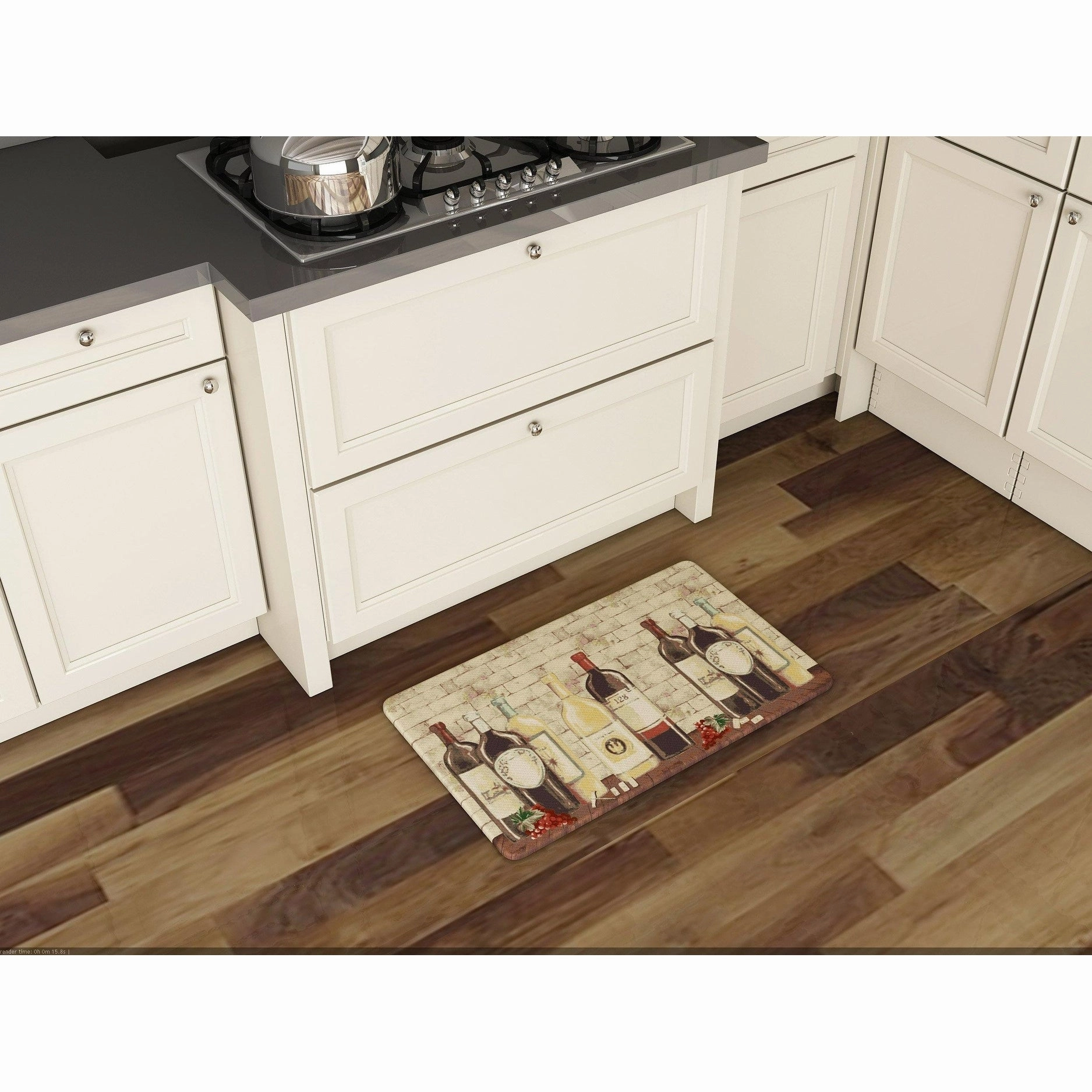 Anti-fatigue Kitchen Mat Rubber Rugs Waterproof 31'' x 18 '' Two sides-usage - N/A