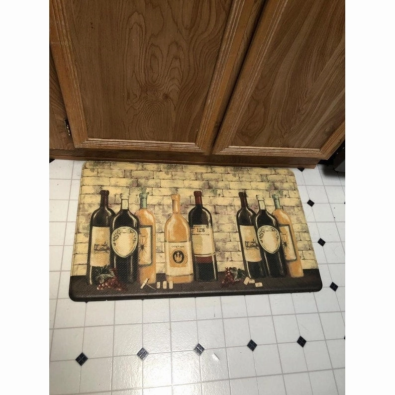 Anti-fatigue Kitchen Mat Rubber Rugs Waterproof 31'' x 18 '' Two sides-usage - N/A