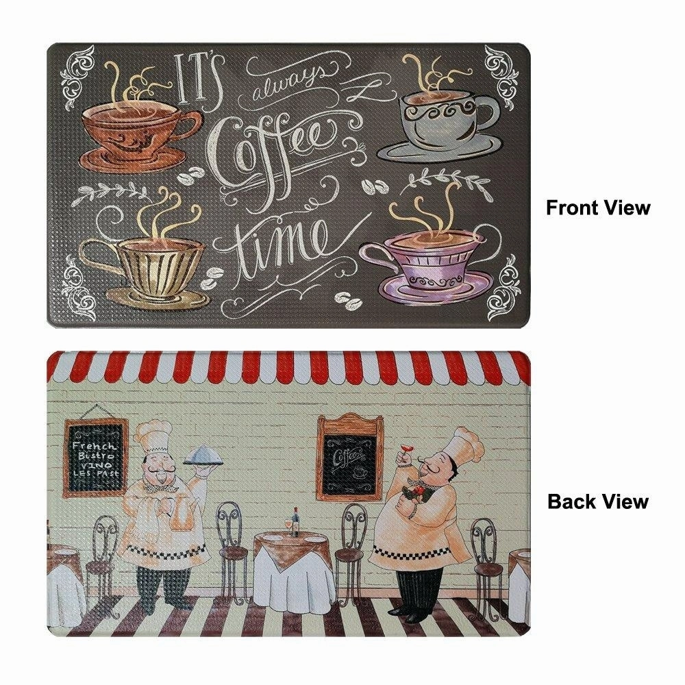 Anti-fatigue Kitchen Mat Rubber Rugs Waterproof 31'' x 18 '' Two sides-usage - N/A