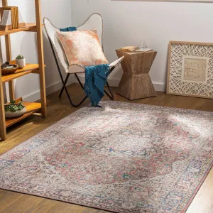 Artistic Weavers Mozhdeh Traditional Printed Machine Washable Area Rug