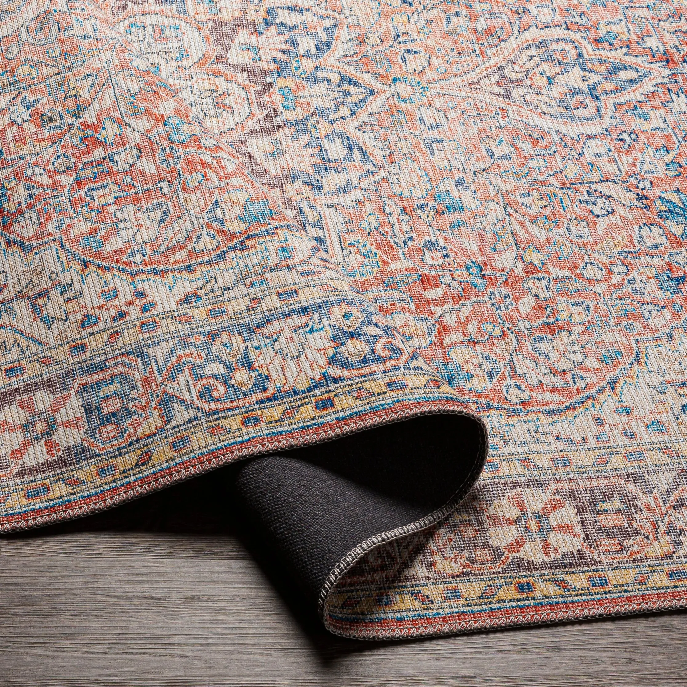 Artistic Weavers Mozhdeh Traditional Printed Machine Washable Area Rug