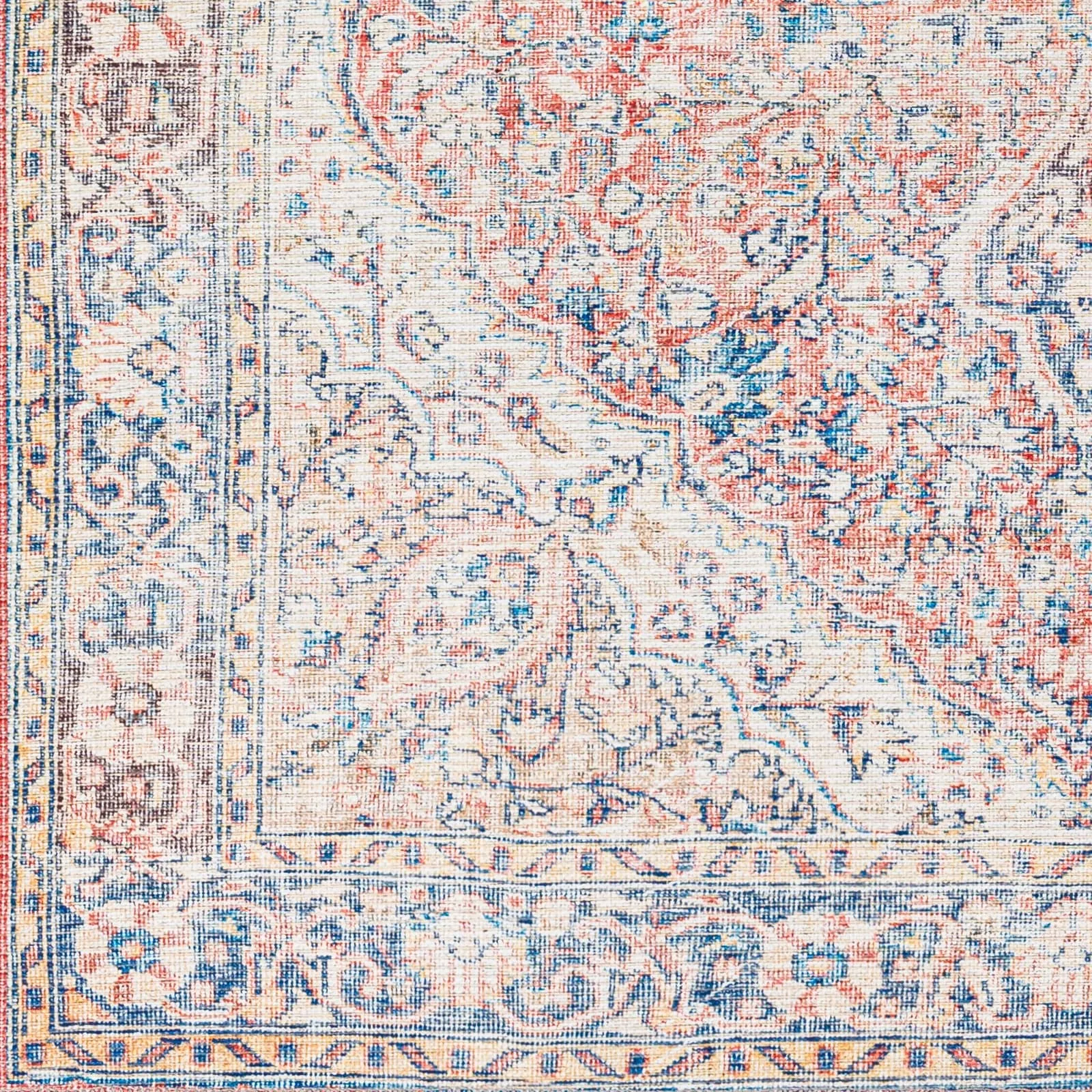 Artistic Weavers Mozhdeh Traditional Printed Machine Washable Area Rug