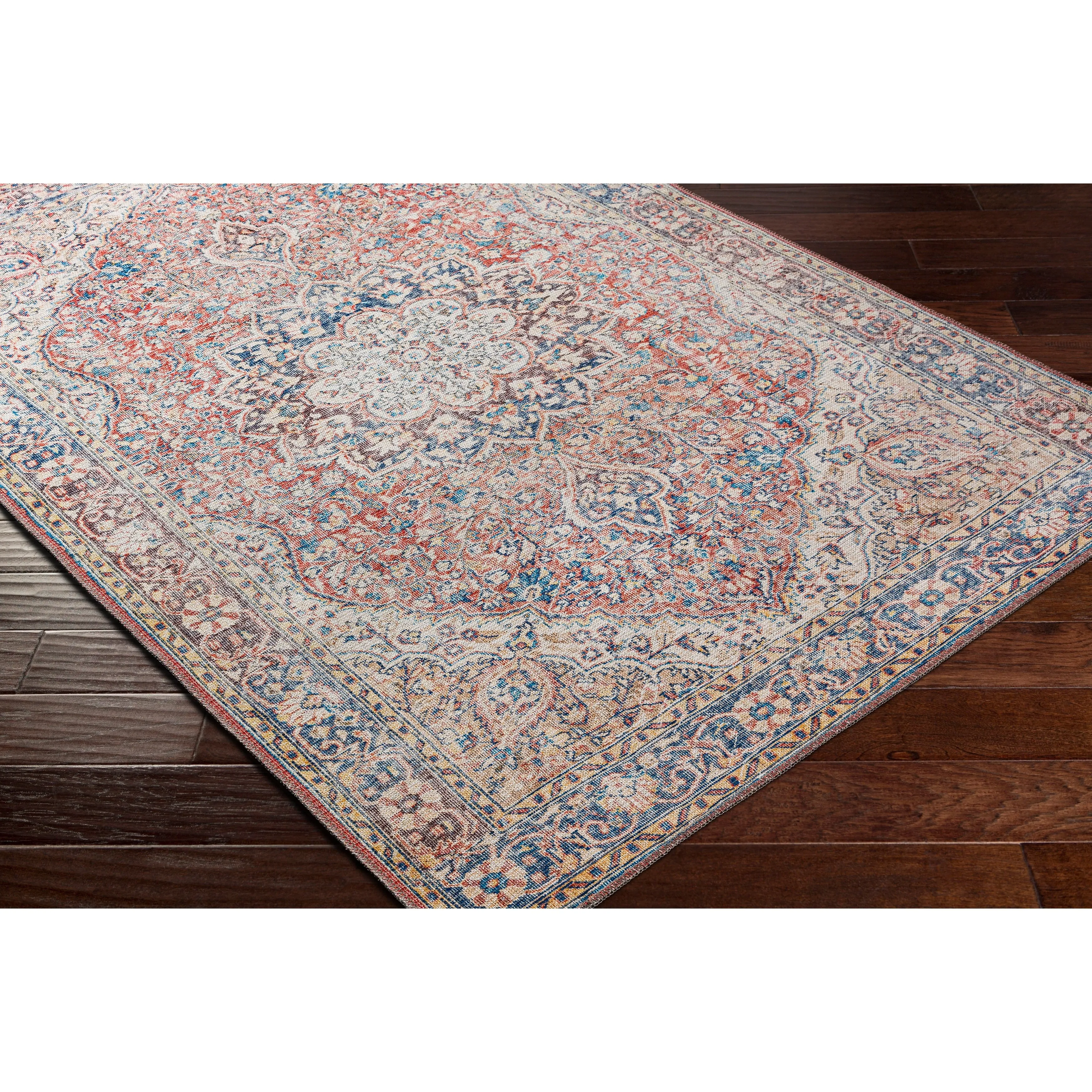 Artistic Weavers Mozhdeh Traditional Printed Machine Washable Area Rug