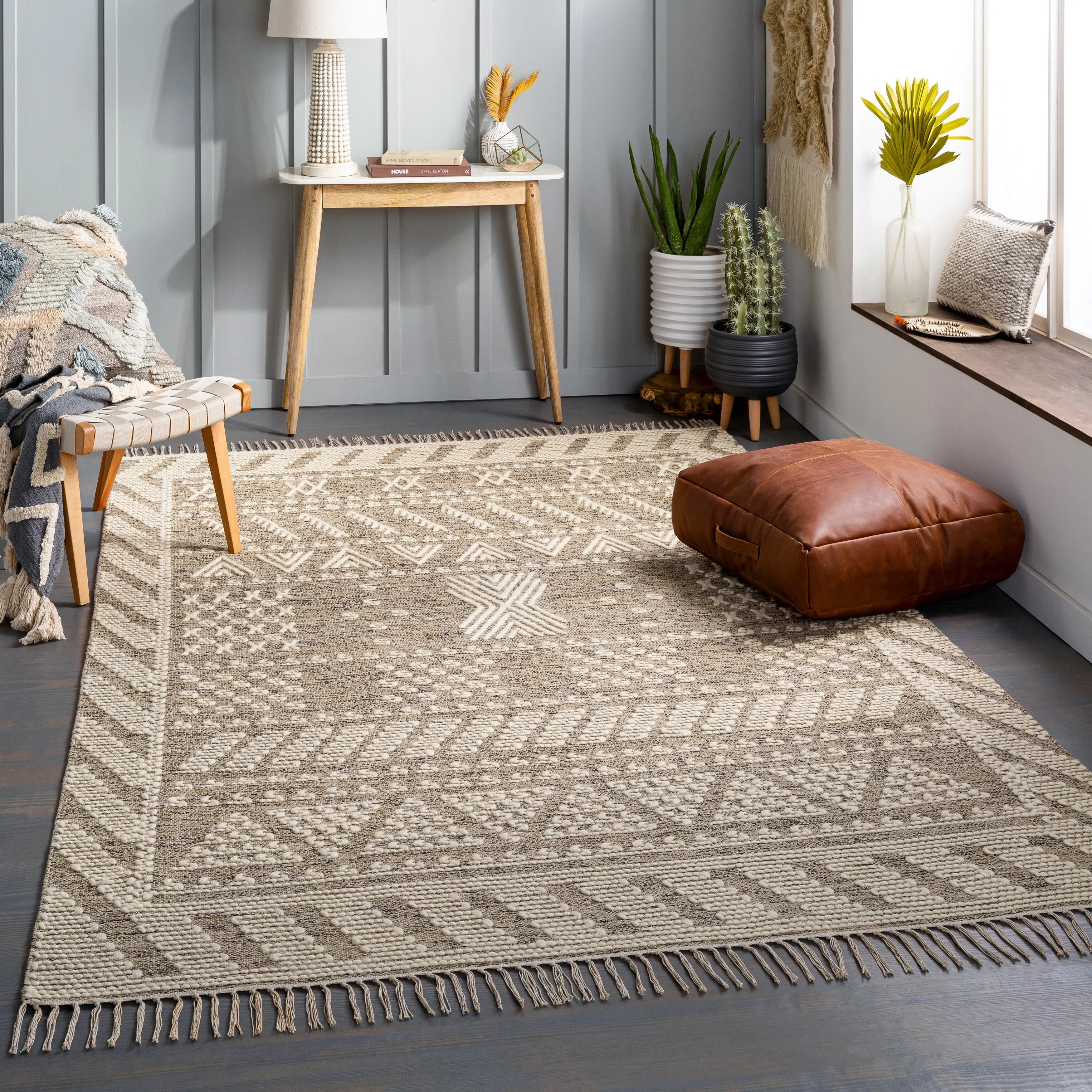 Artistic Weavers Myrto Handmade Bohemian Geometric Area Rug