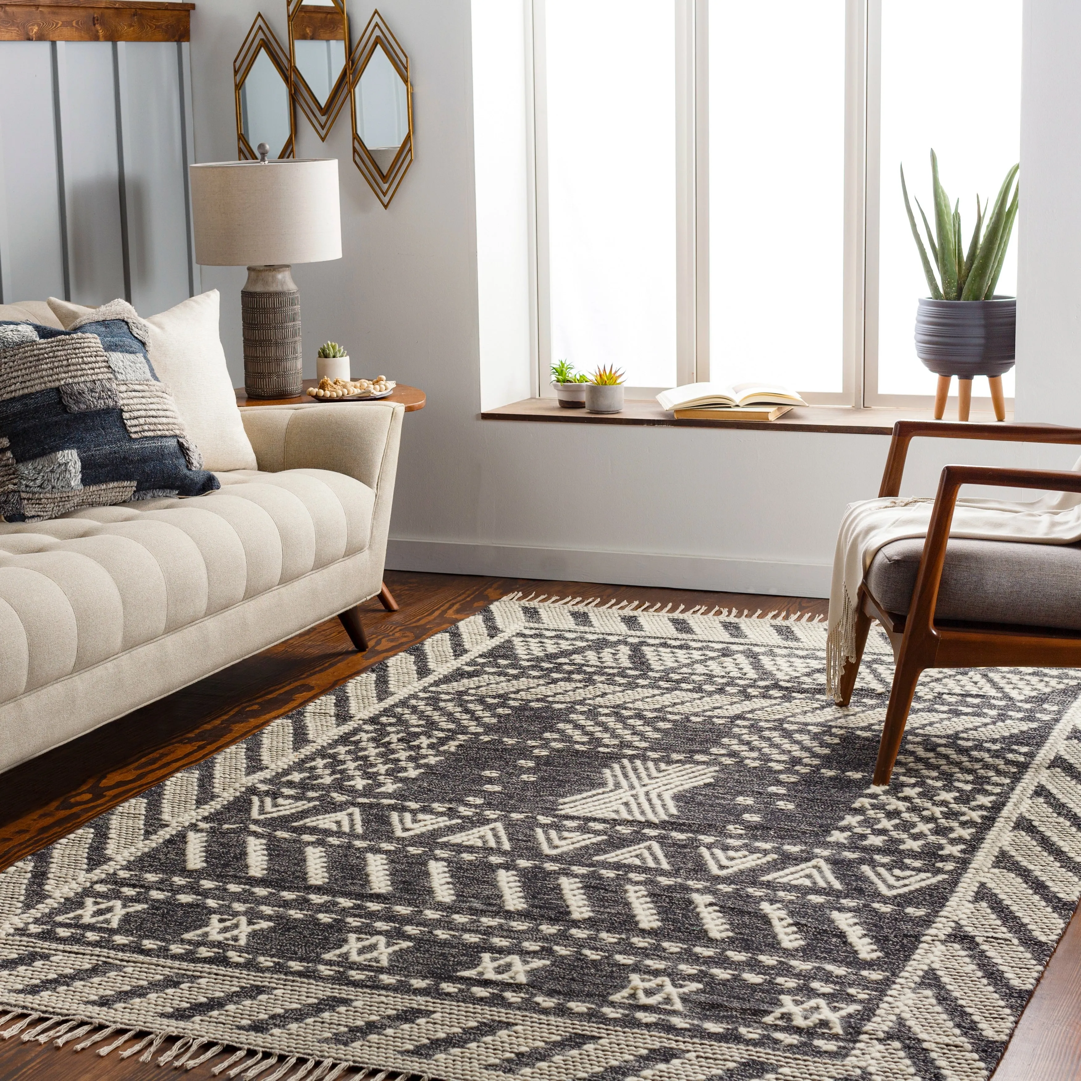 Artistic Weavers Myrto Handmade Bohemian Geometric Area Rug