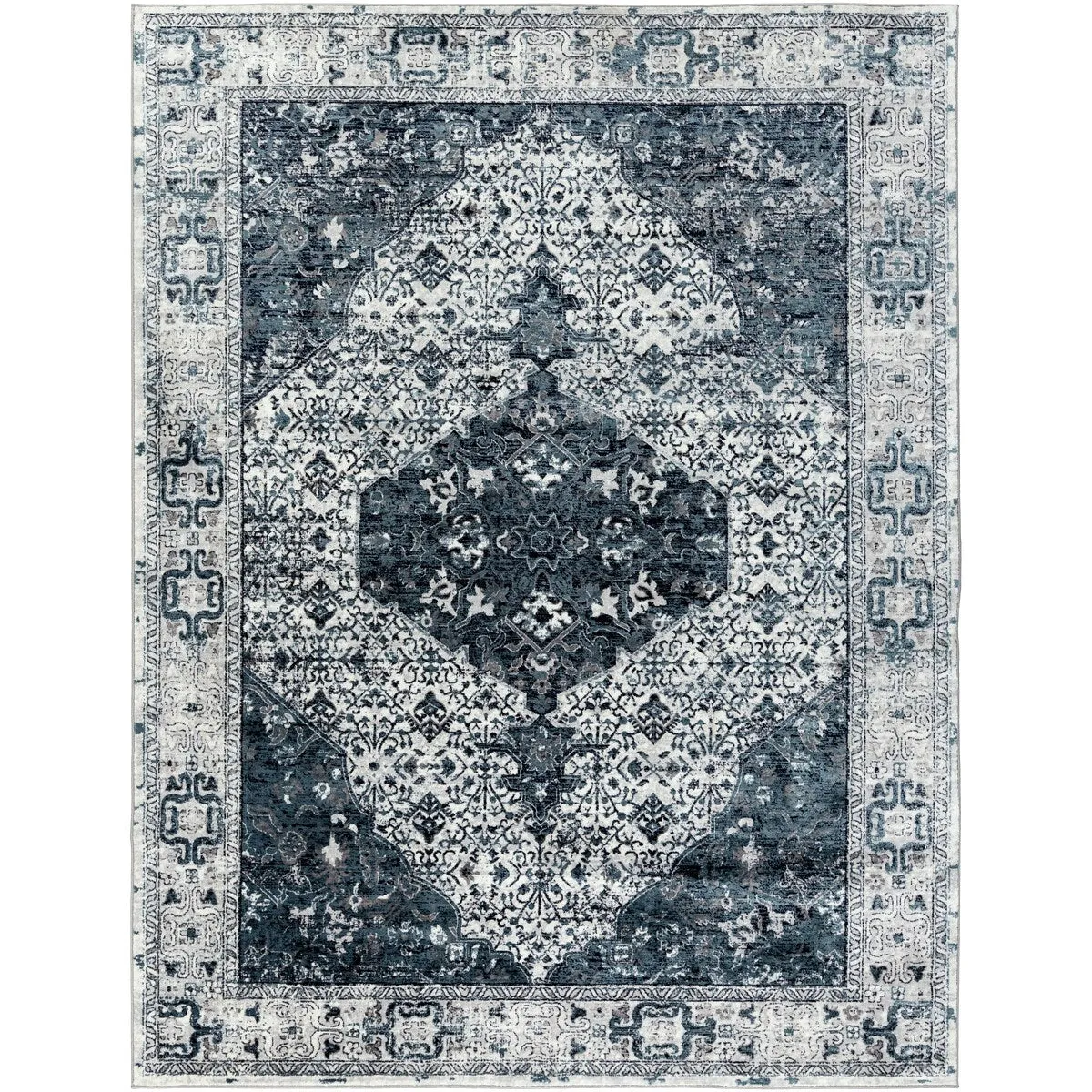 Artistic Weavers Nansen Vintage Traditional Medallion Area Rug