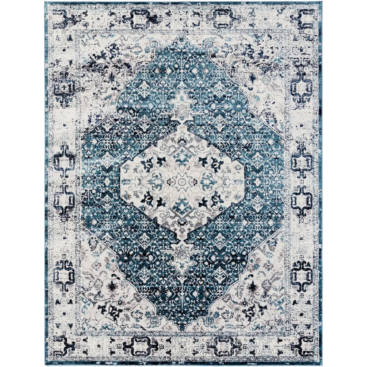 Artistic Weavers Nansen Vintage Traditional Medallion Area Rug
