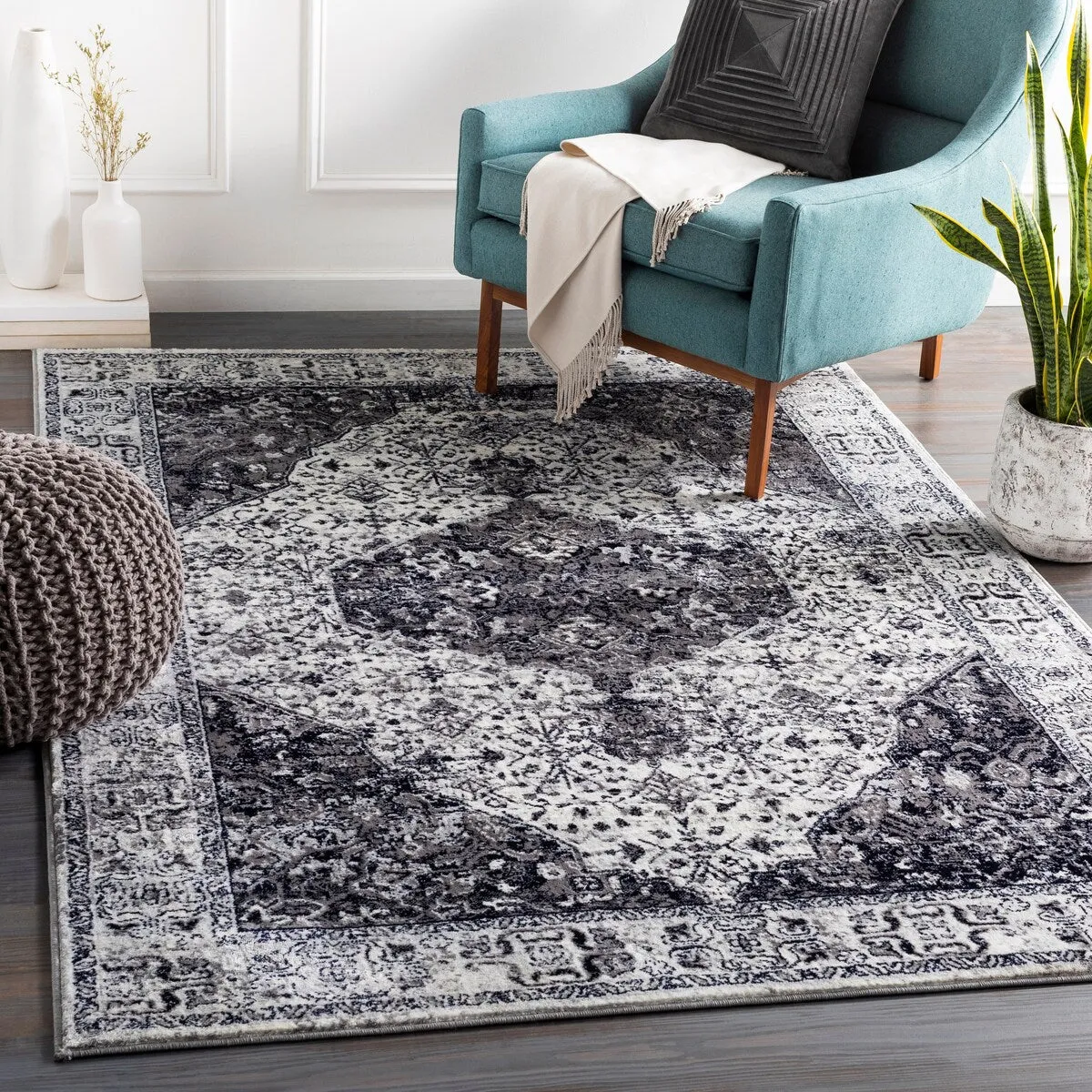 Artistic Weavers Nansen Vintage Traditional Medallion Area Rug