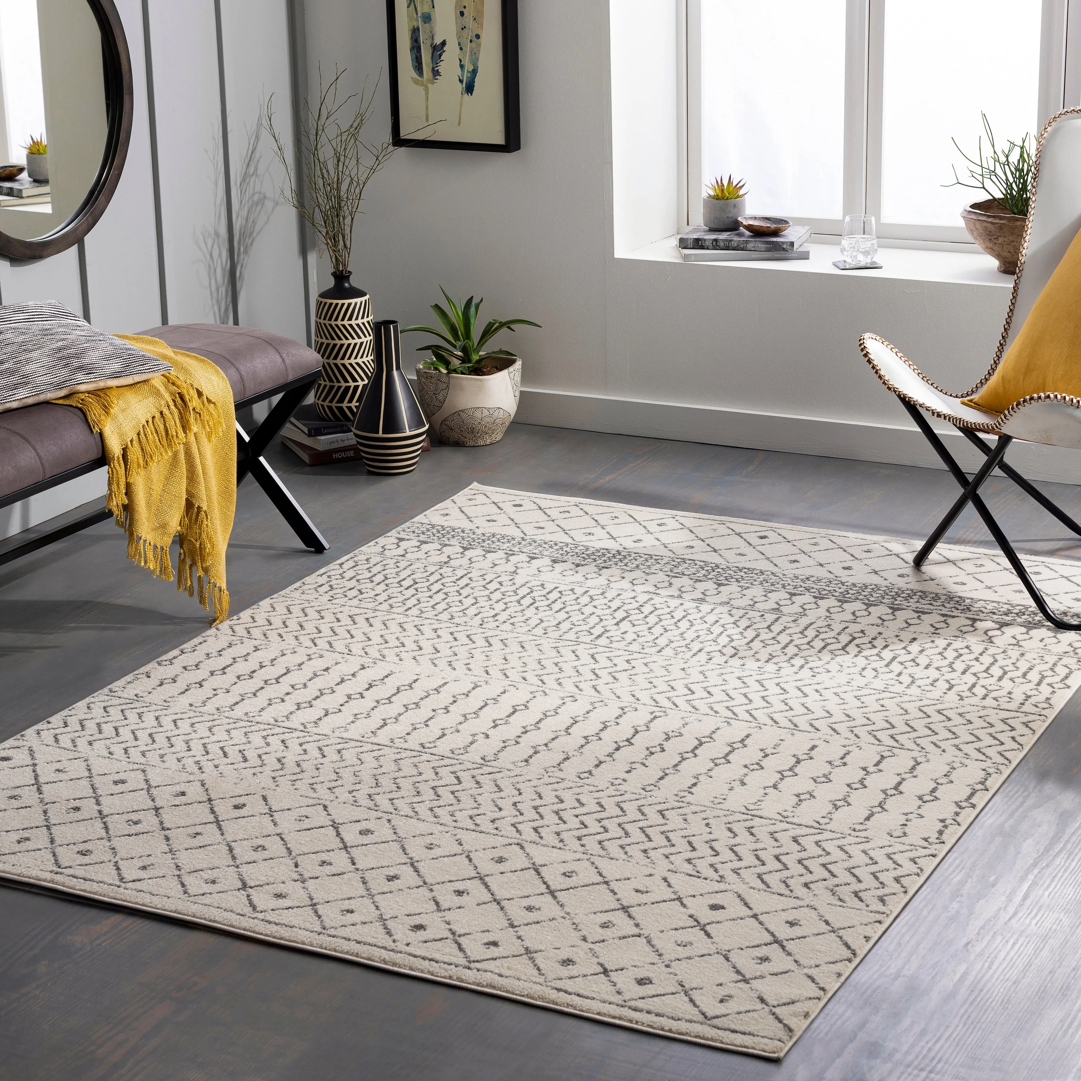 Artistic Weavers Tevazu Global Boho Stripe Area Rug