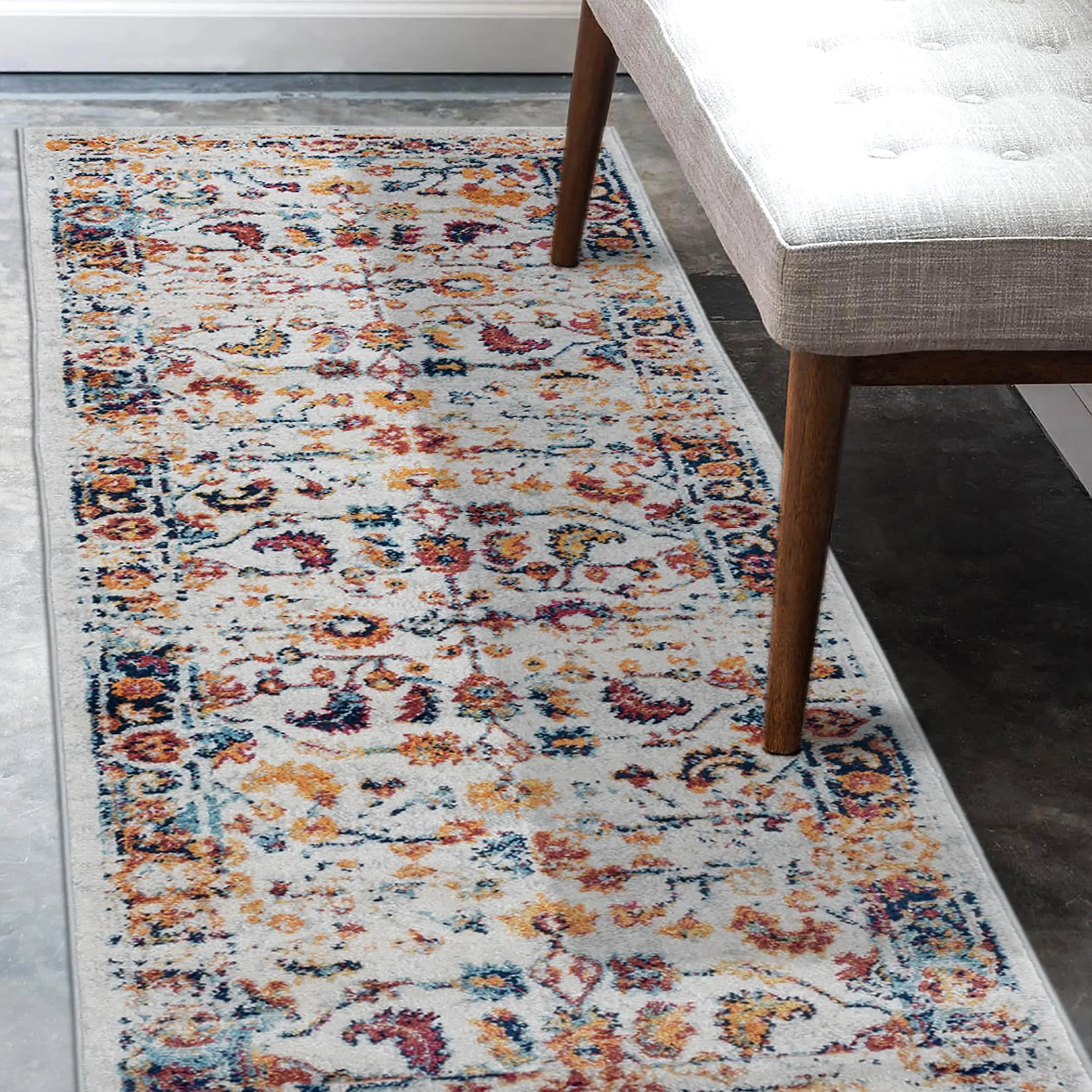 Aurelia Hiro Bordered Area Rug