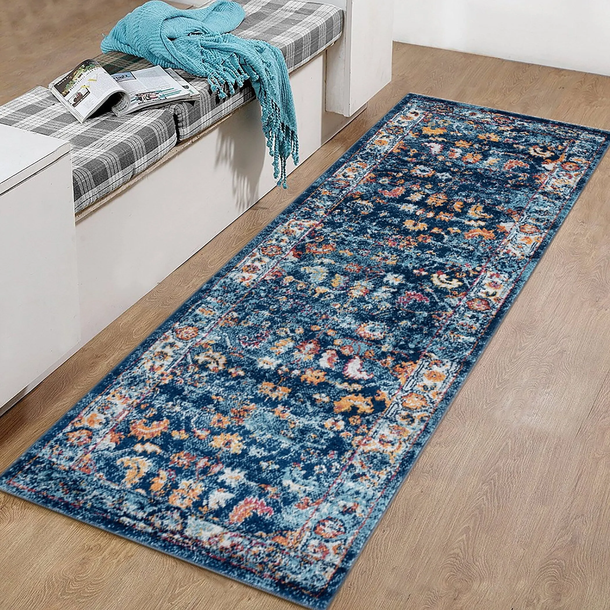 Aurelia Hiro Bordered Area Rug