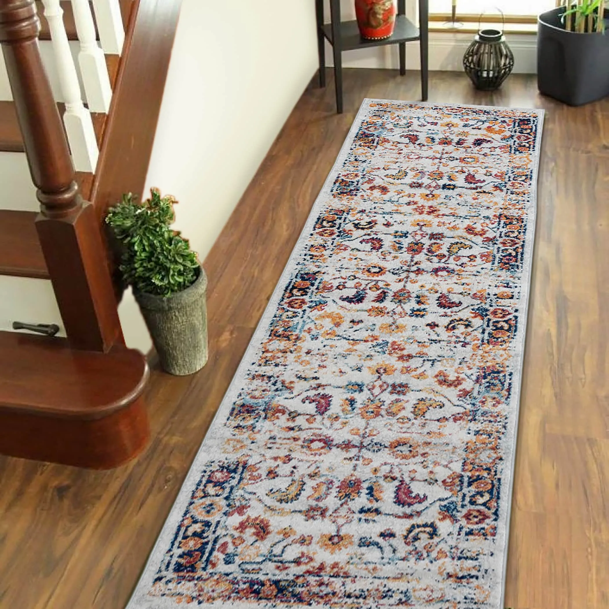Aurelia Hiro Bordered Area Rug