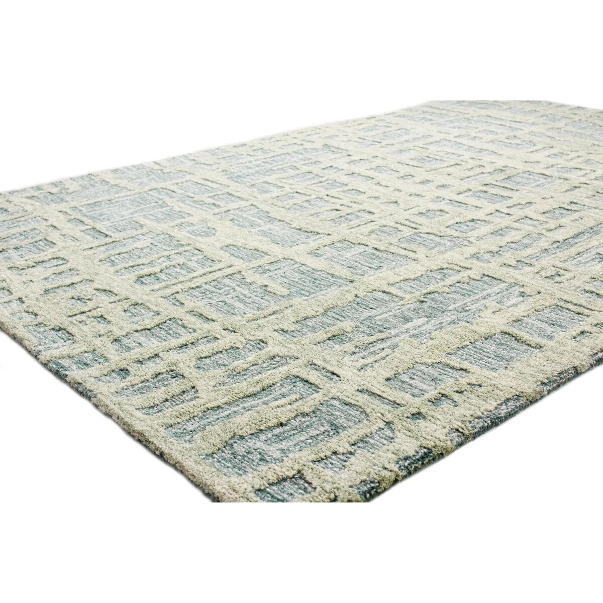 Bashian Nirvaan Teal Transitional Area Rug