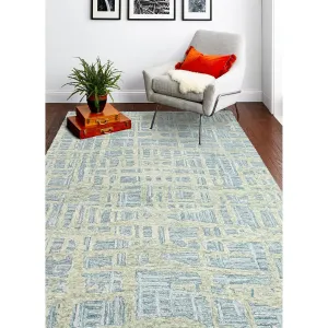 Bashian Nirvaan Teal Transitional Area Rug