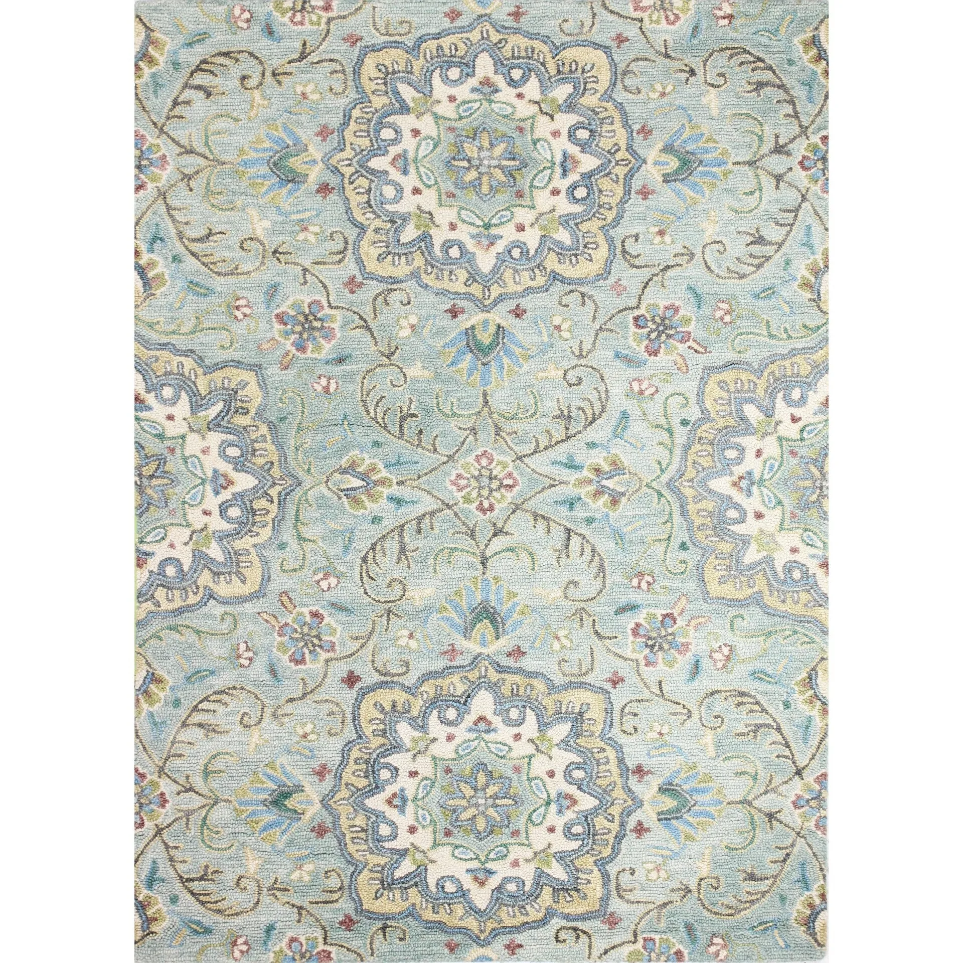 Bashian Nura Lt.Green Transitional Area Rug