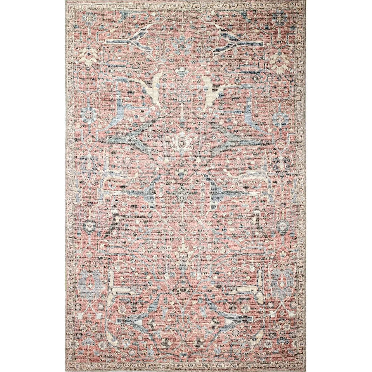 Bashian Zainn Rust Transitional Area Rug