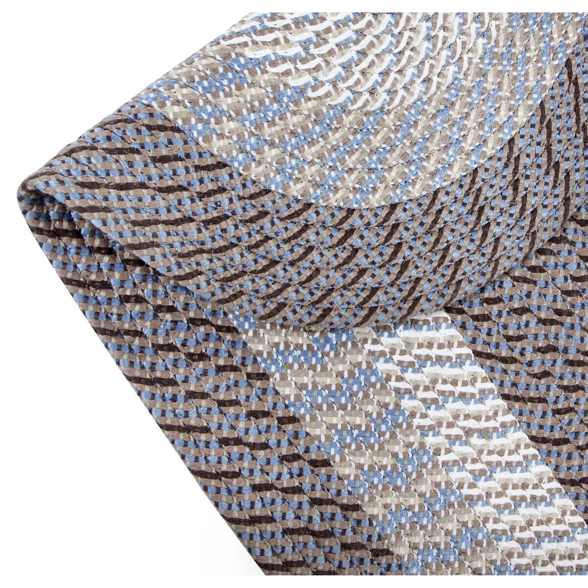 Better Trends Country Braid 100% Polypropylene 3 Pc Set Stain Resistant. Double Sided Reversible Indoor Area Utility Rug