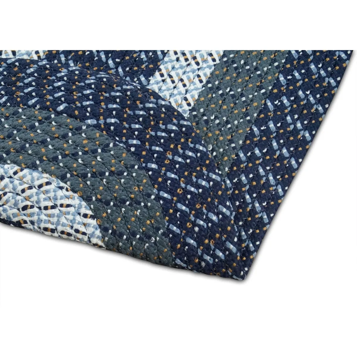 Better Trends Country Braid 100% Polypropylene 3 Pc Set Stain Resistant. Double Sided Reversible Indoor Area Utility Rug