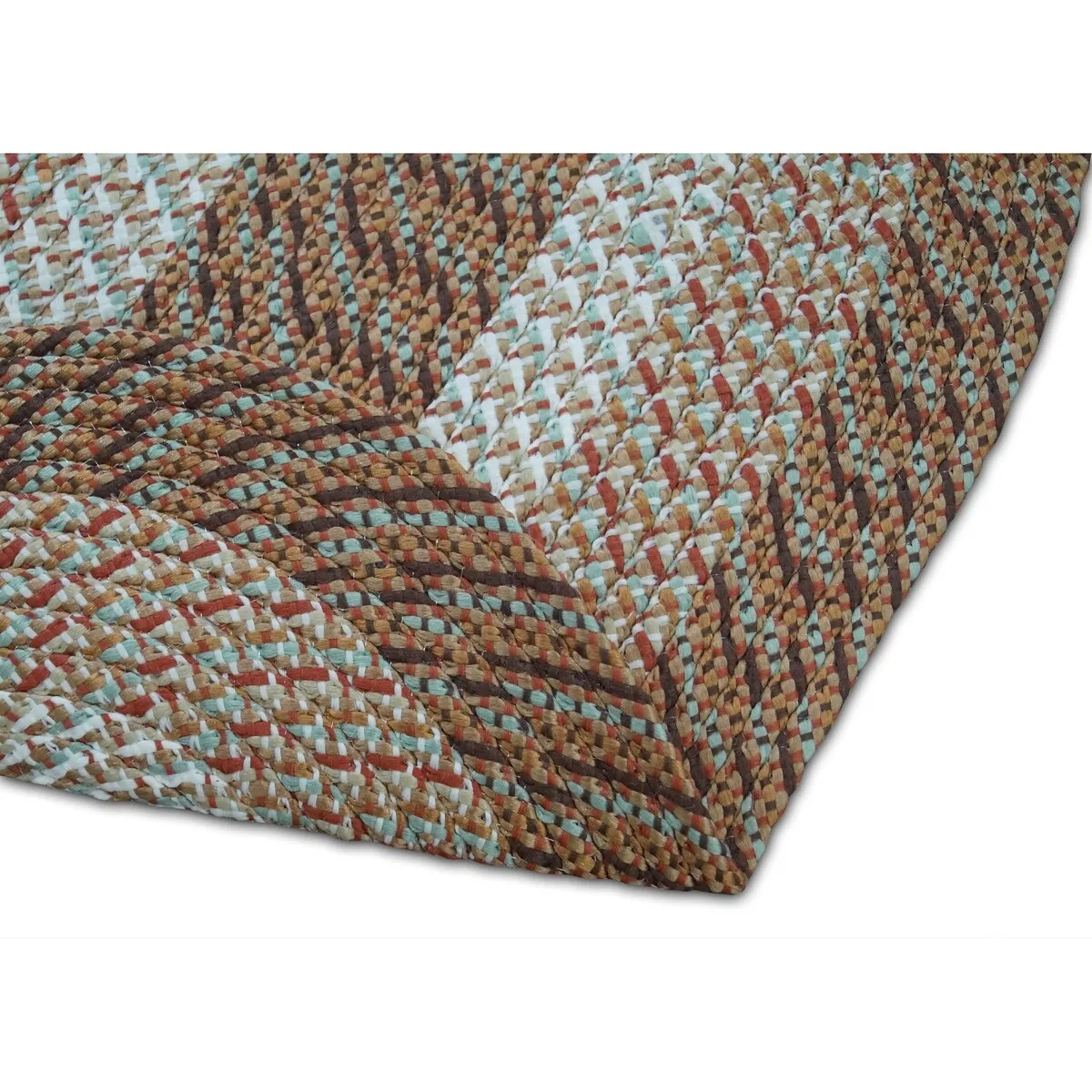 Better Trends Country Braid 100% Polypropylene 3 Pc Set Stain Resistant. Double Sided Reversible Indoor Area Utility Rug