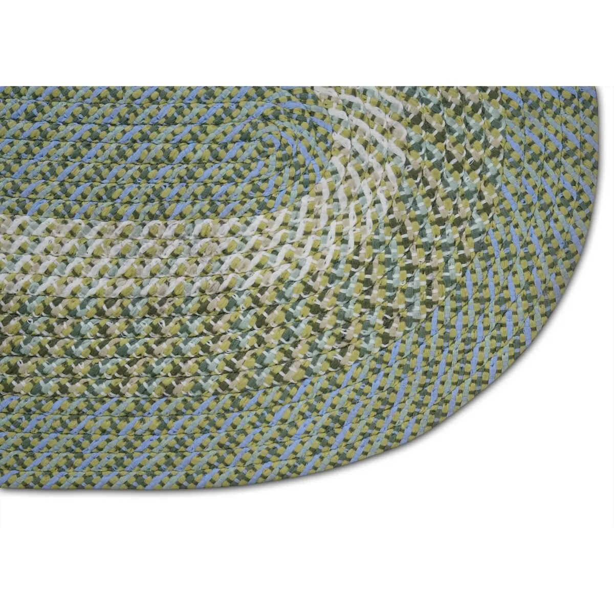 Better Trends Country Braid 100% Polypropylene 3 Pc Set Stain Resistant. Double Sided Reversible Indoor Area Utility Rug