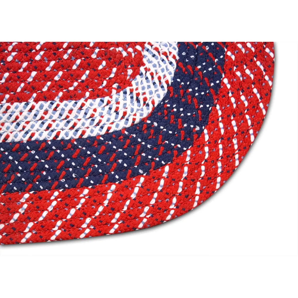 Better Trends Country Braid 100% Polypropylene 3 Pc Set Stain Resistant. Double Sided Reversible Indoor Area Utility Rug