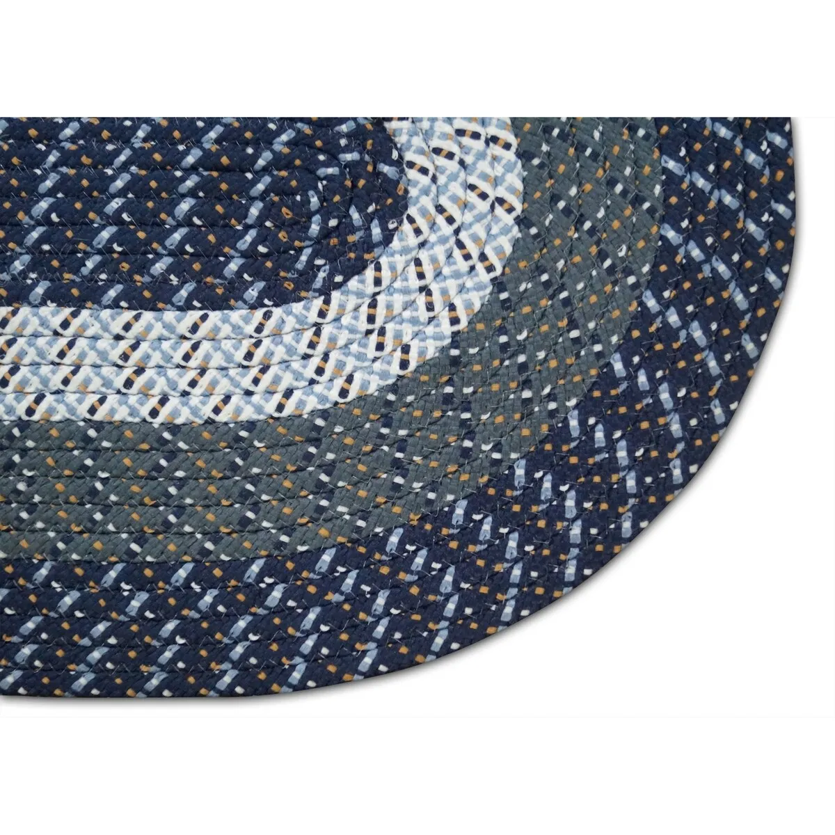 Better Trends Country Braid 100% Polypropylene 3 Pc Set Stain Resistant. Double Sided Reversible Indoor Area Utility Rug