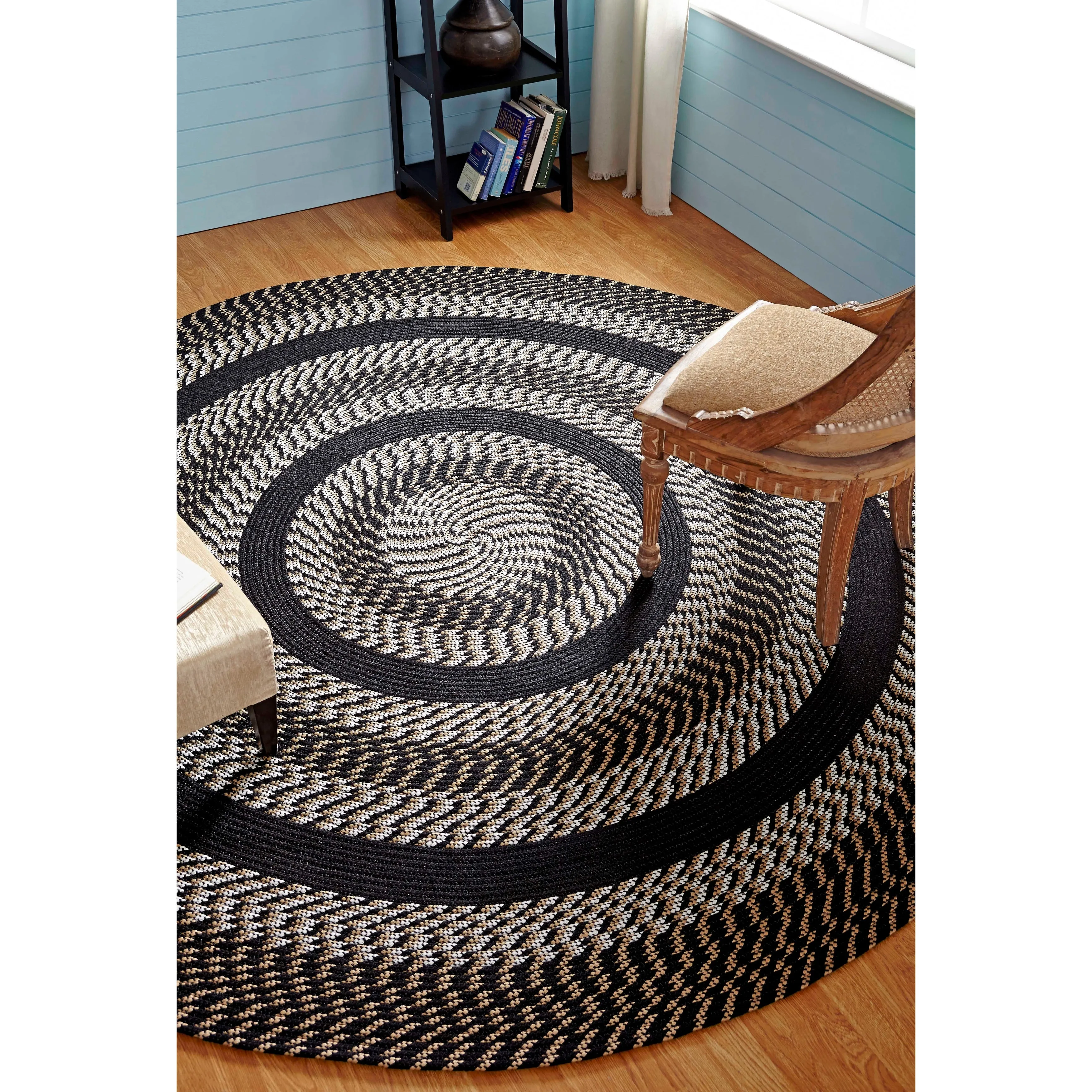 Better Trends Newport Braid Collection 100% Polypropylene Durable & Stain Resistant Double-Sided Reversible Indoor Utility Rug
