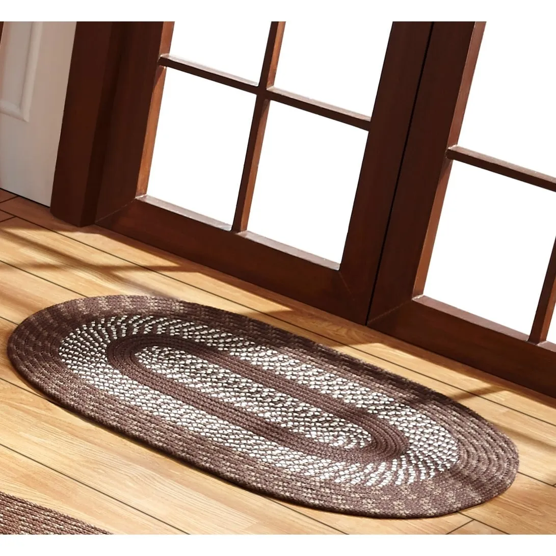 Better Trends Newport Braid Collection 100% Polypropylene Durable & Stain Resistant Double-Sided Reversible Indoor Utility Rug