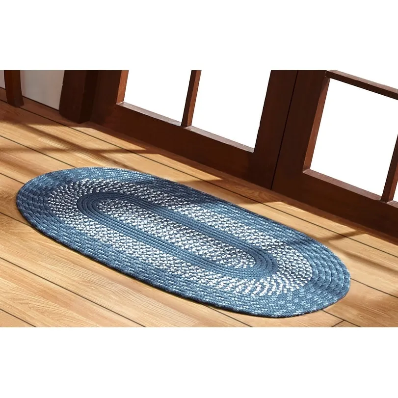 Better Trends Newport Braid Collection 100% Polypropylene Durable & Stain Resistant Double-Sided Reversible Indoor Utility Rug