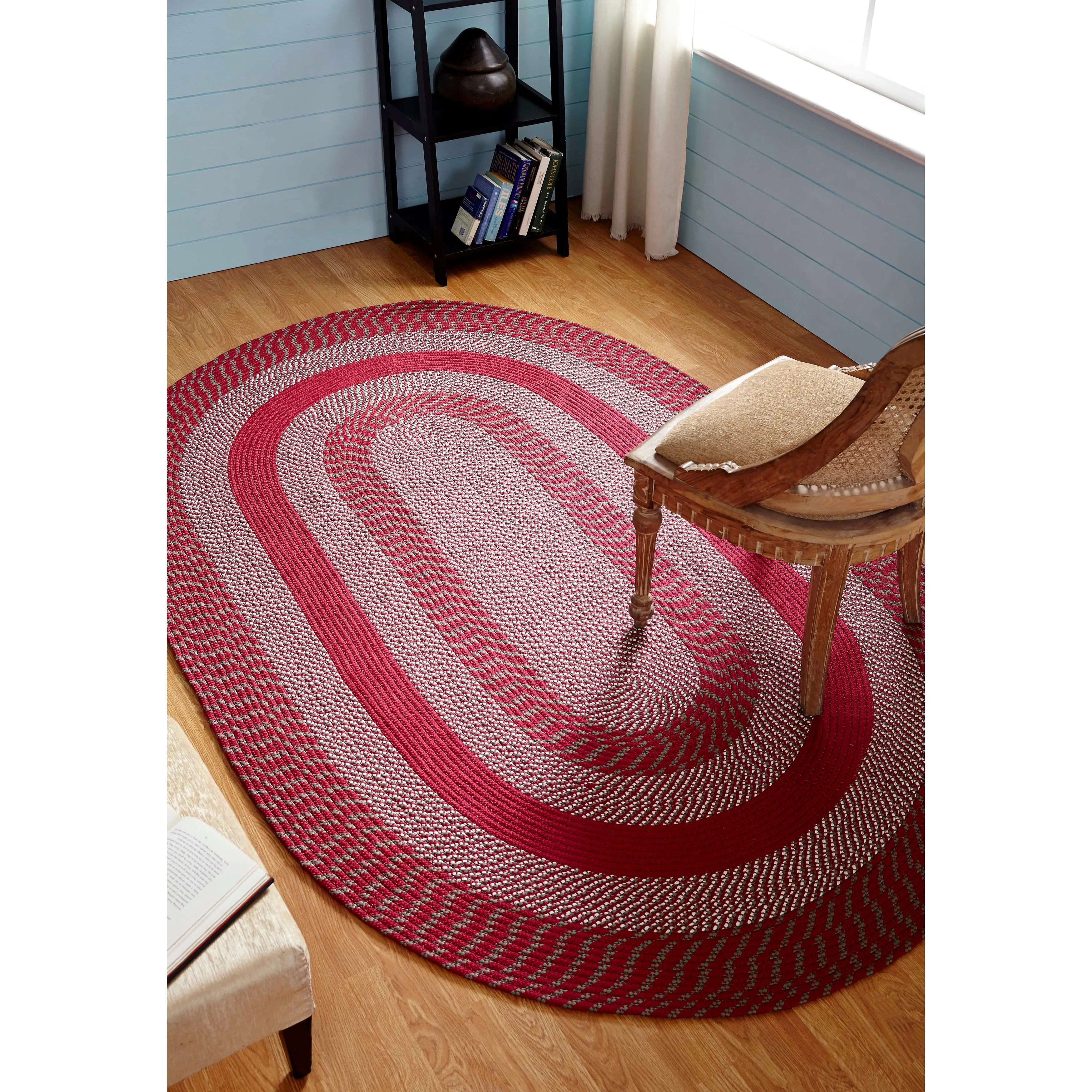 Better Trends Newport Braid Collection 100% Polypropylene Durable & Stain Resistant Double-Sided Reversible Indoor Utility Rug