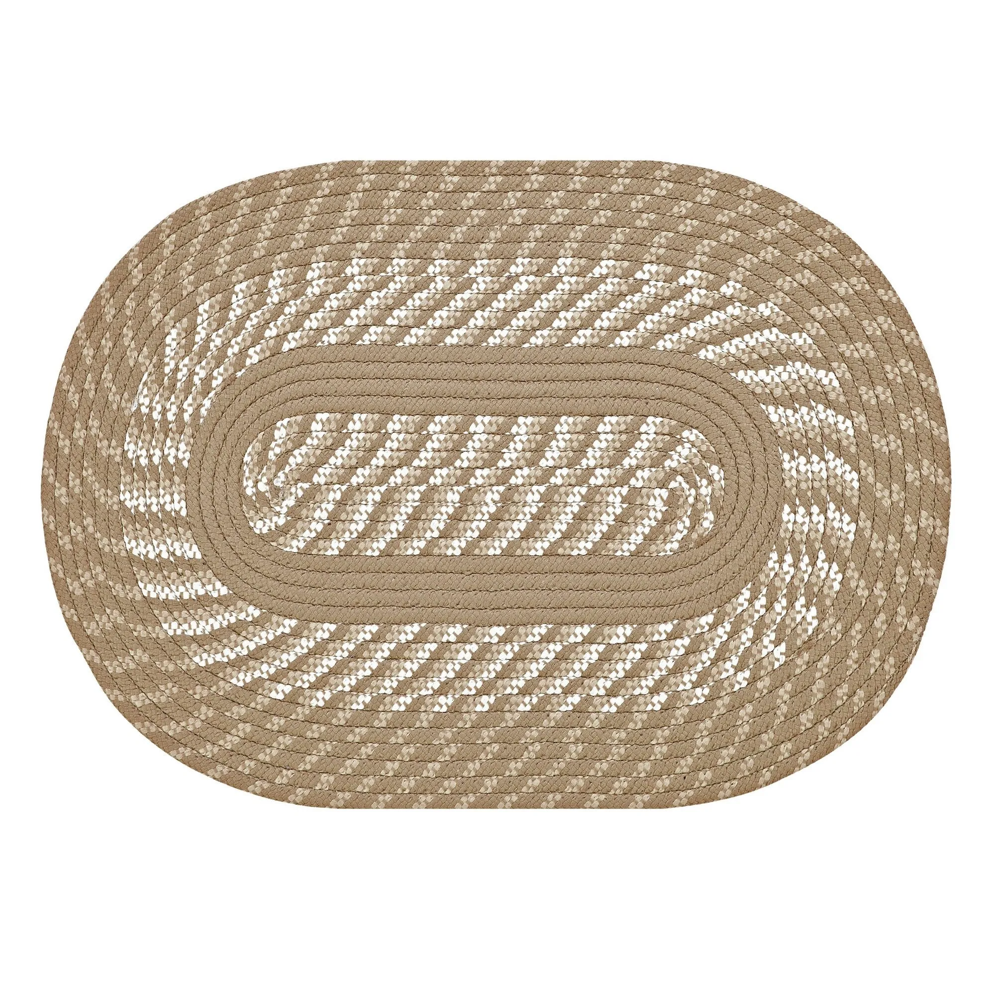 Better Trends Newport Braid Collection 100% Polypropylene Durable & Stain Resistant Double-Sided Reversible Indoor Utility Rug